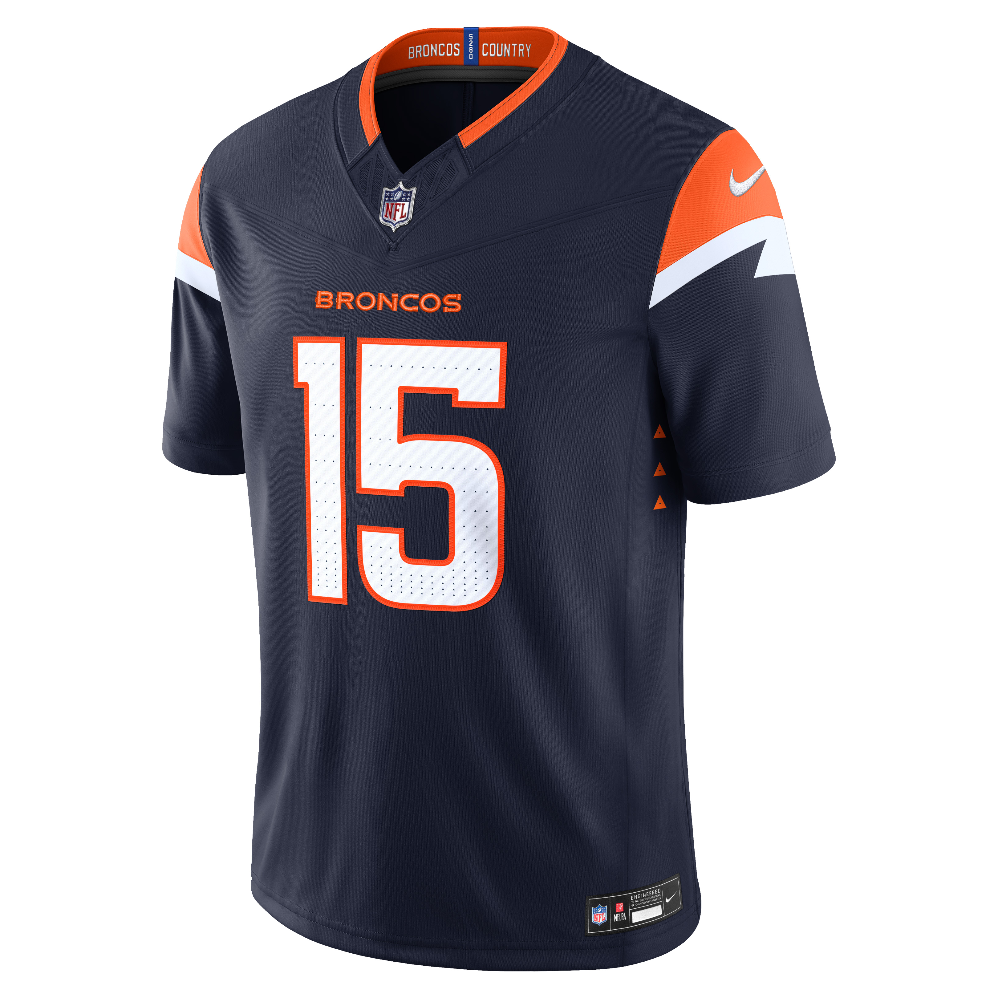 Men's Nike Nik Bonitto Orange Denver Broncos Alternate Mile High Collection 1977 Throwback Vapor F.U.S.E. Stitched Limited Jersey