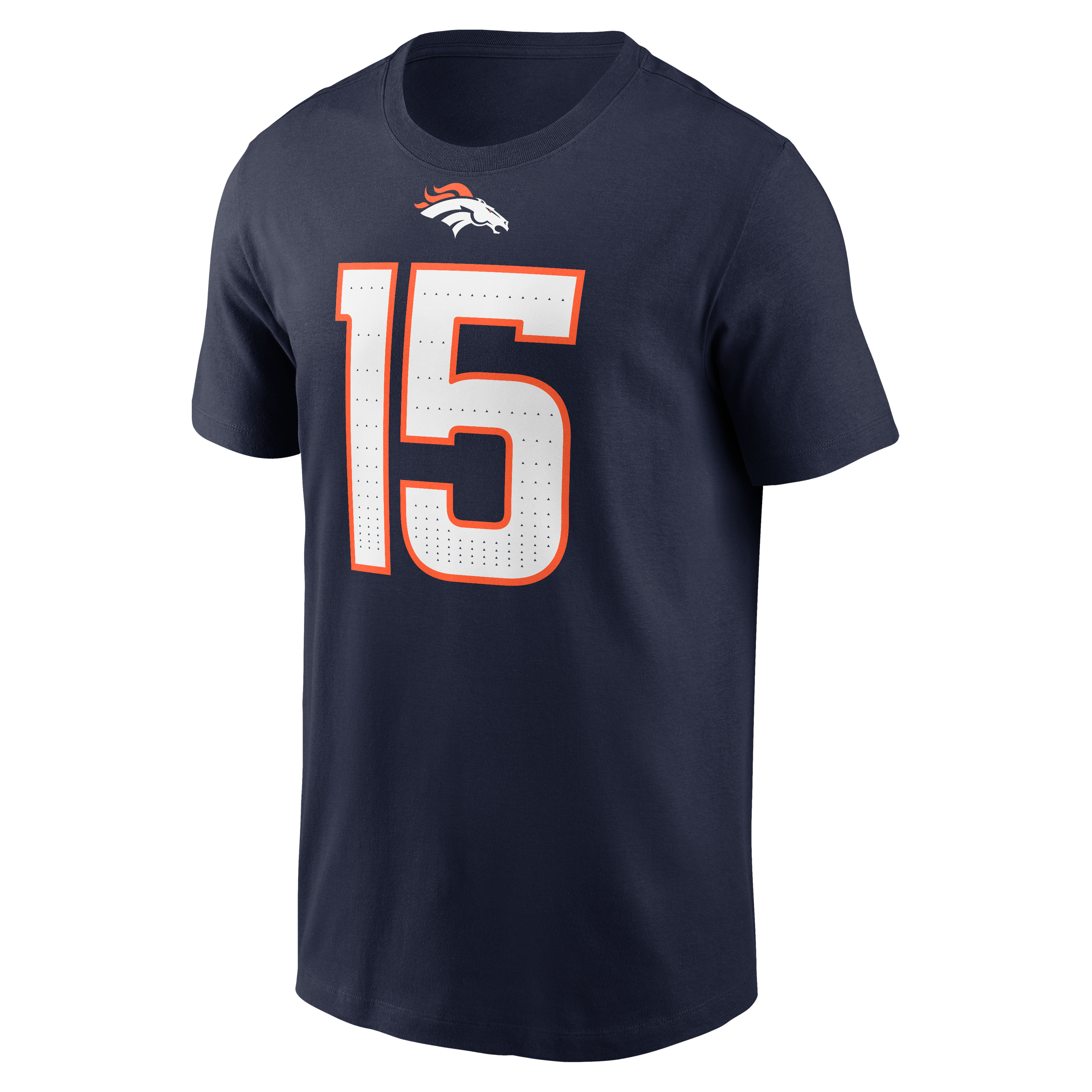 T-shirt Nike Nik Bonitto orange Denver Broncos pour homme, avec nom et numéro