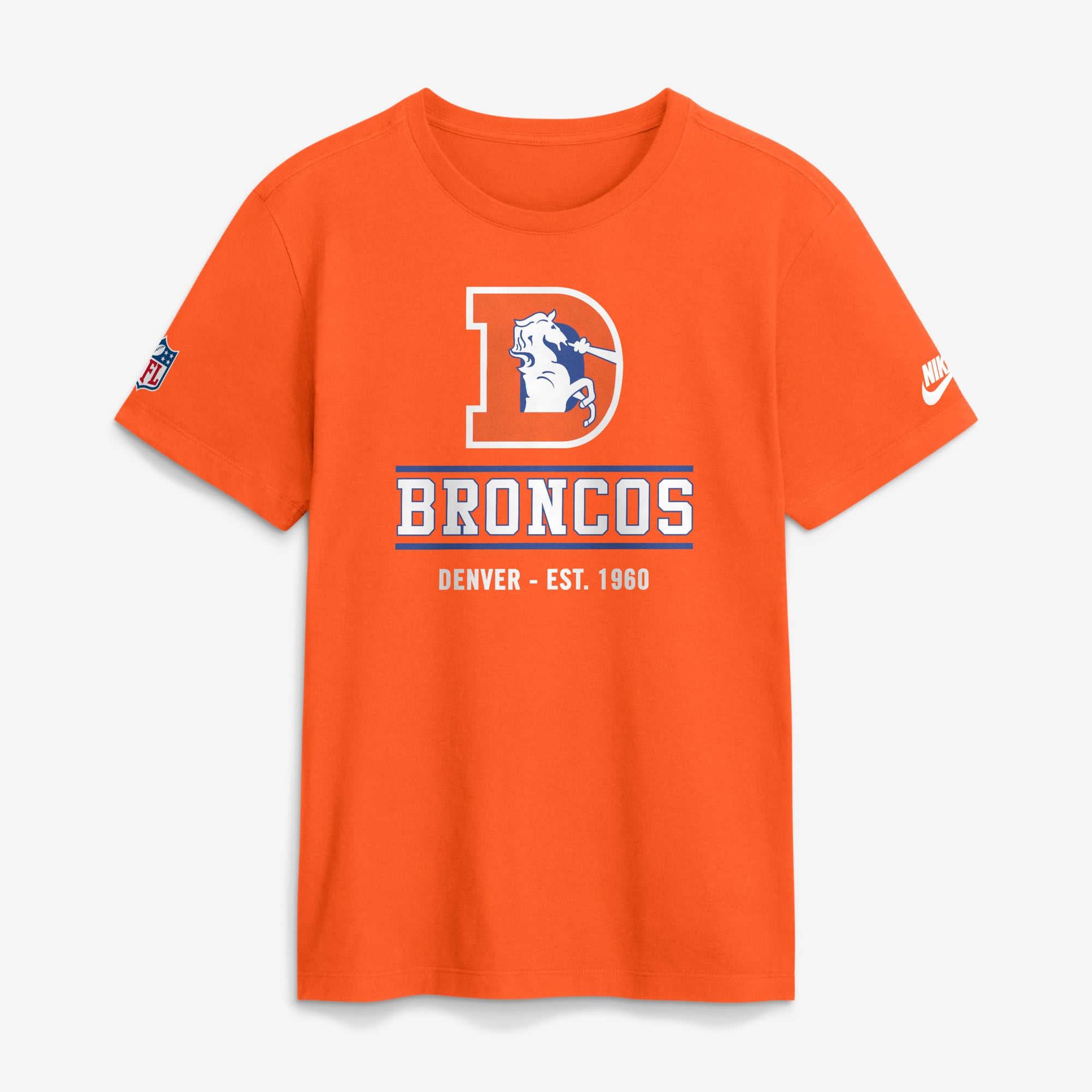 Men's Nike Orange Denver Broncos Sideline Alternate Final Sprint Dri-FIT T-Shirt