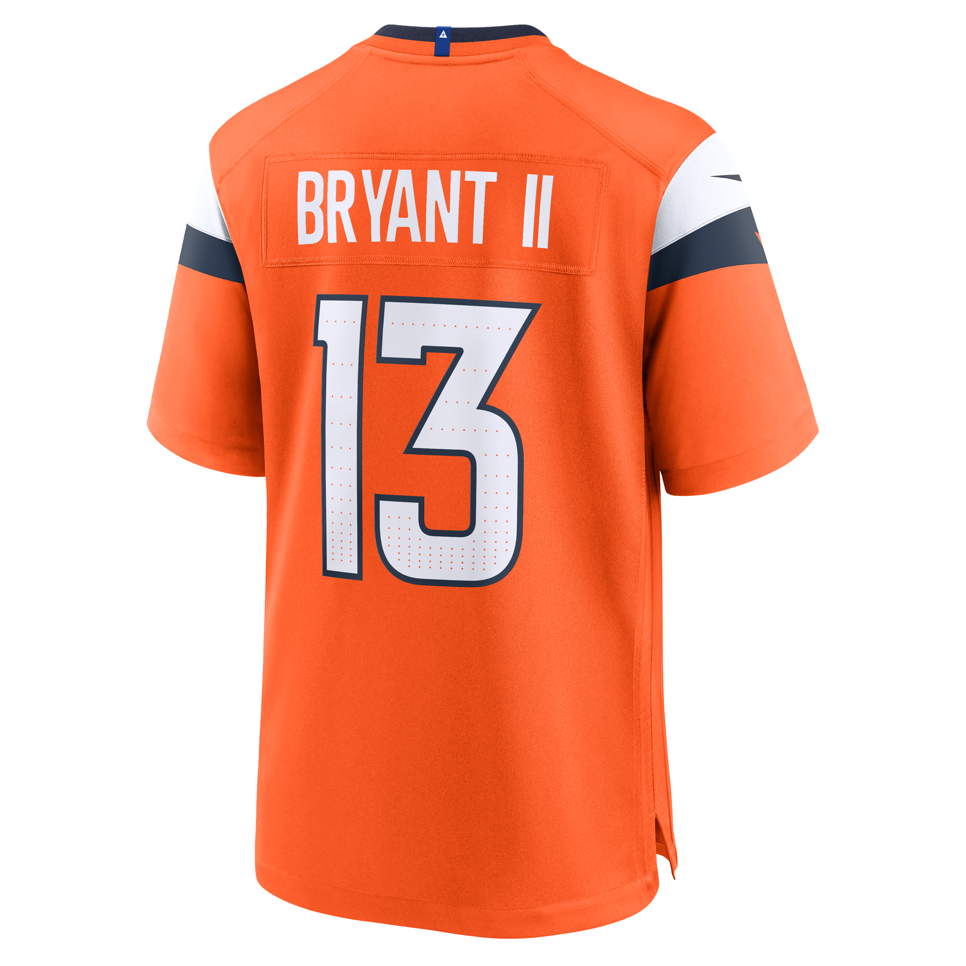 Maillot de match Nike Pat Bryant orange des Broncos Denver pour homme