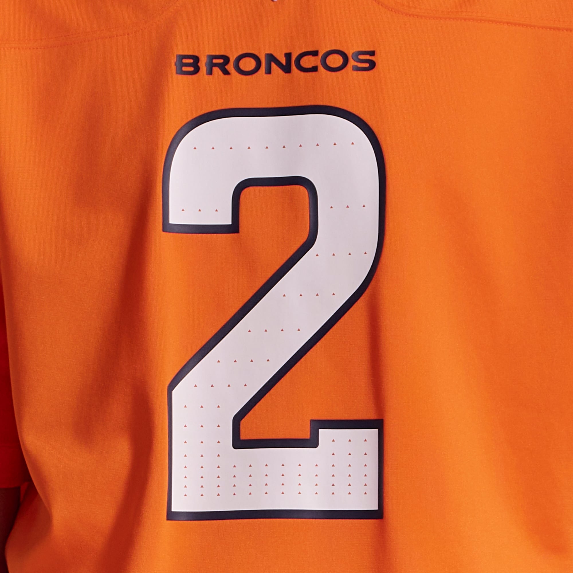 Men's Nike Patrick Surtain II Orange Denver Broncos Team Game Jersey