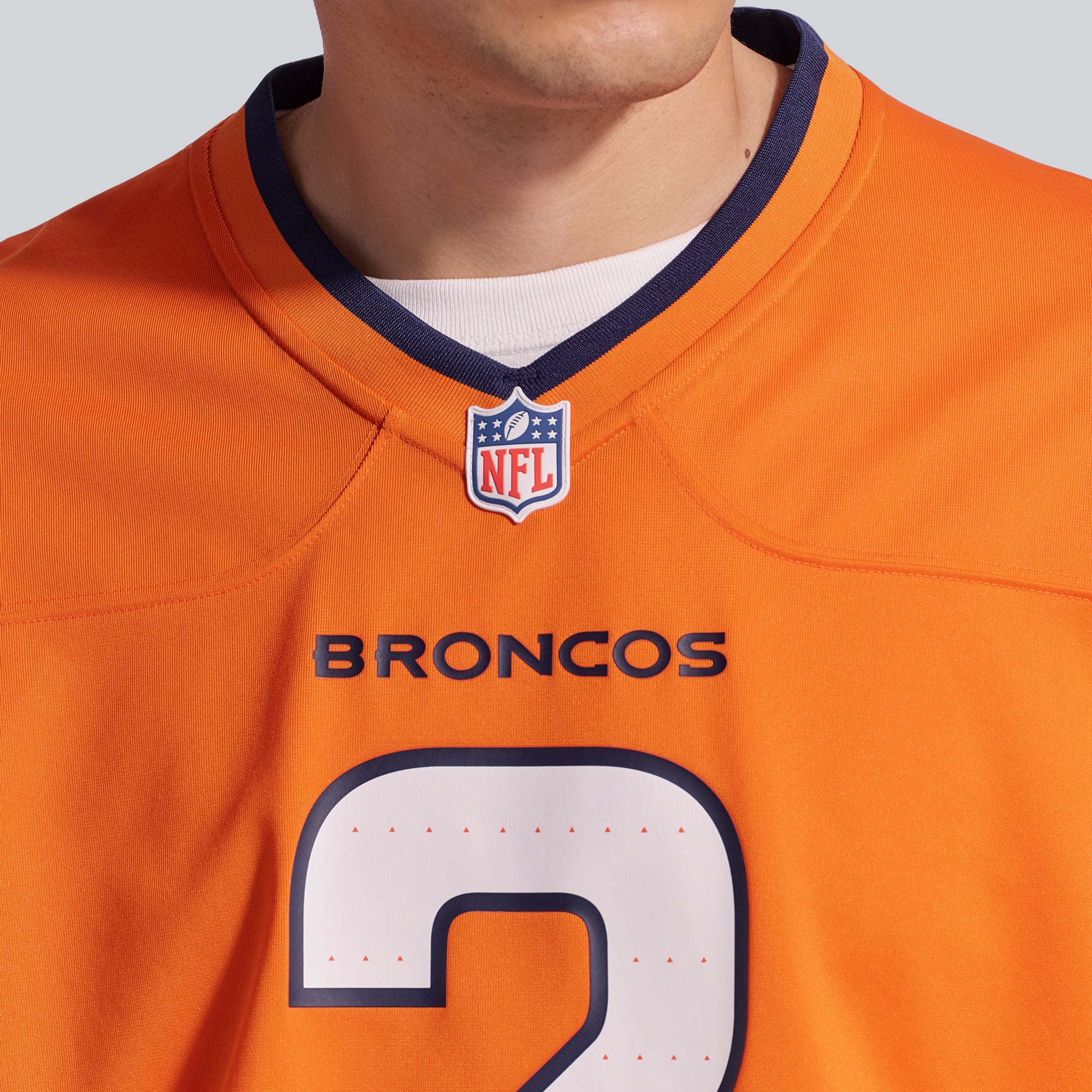 Men's Nike Patrick Surtain II Orange Denver Broncos Team Game Jersey