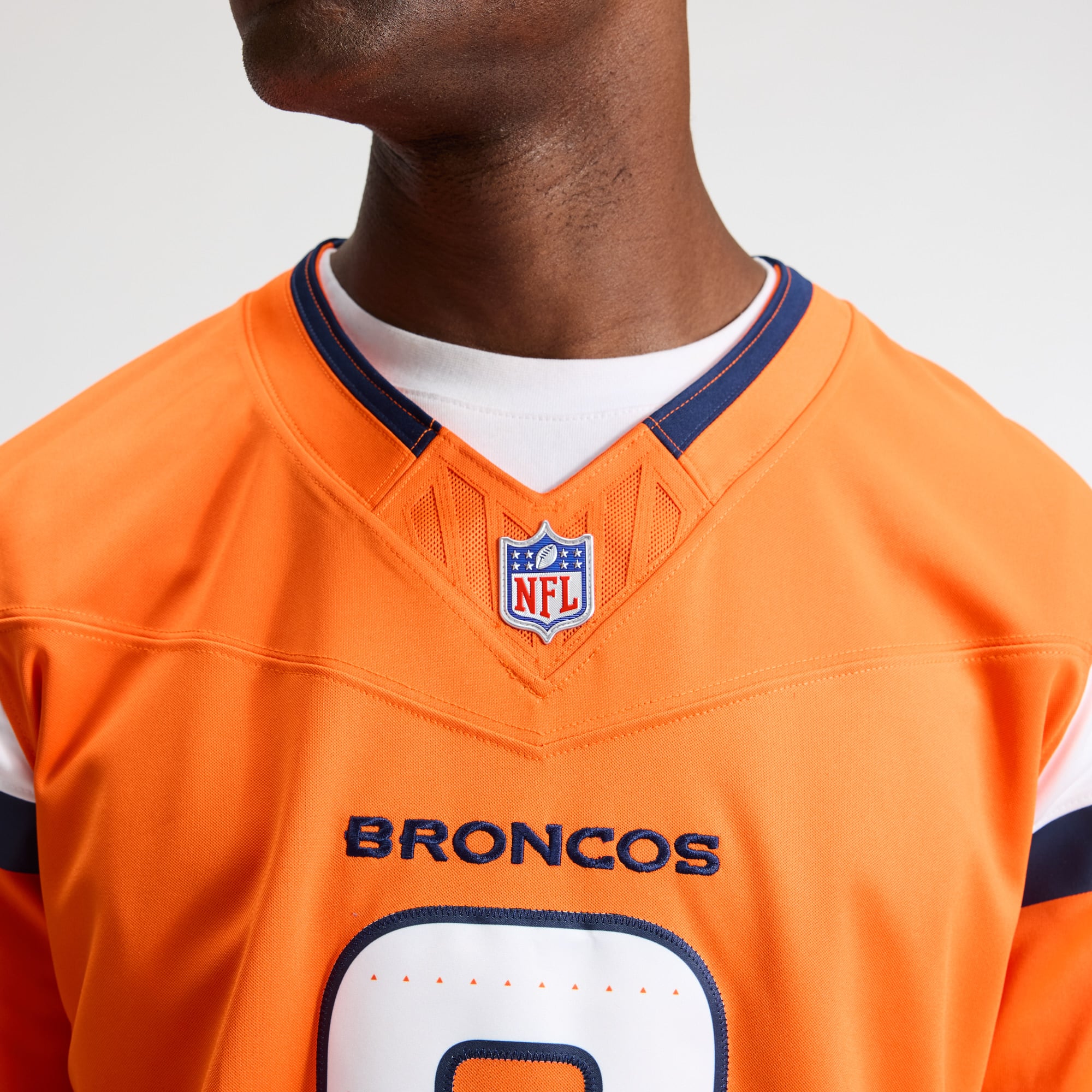 Men's Nike Patrick Surtain II Orange Denver Broncos Team Vapor F.U.S.E. Stitched Limited Jersey