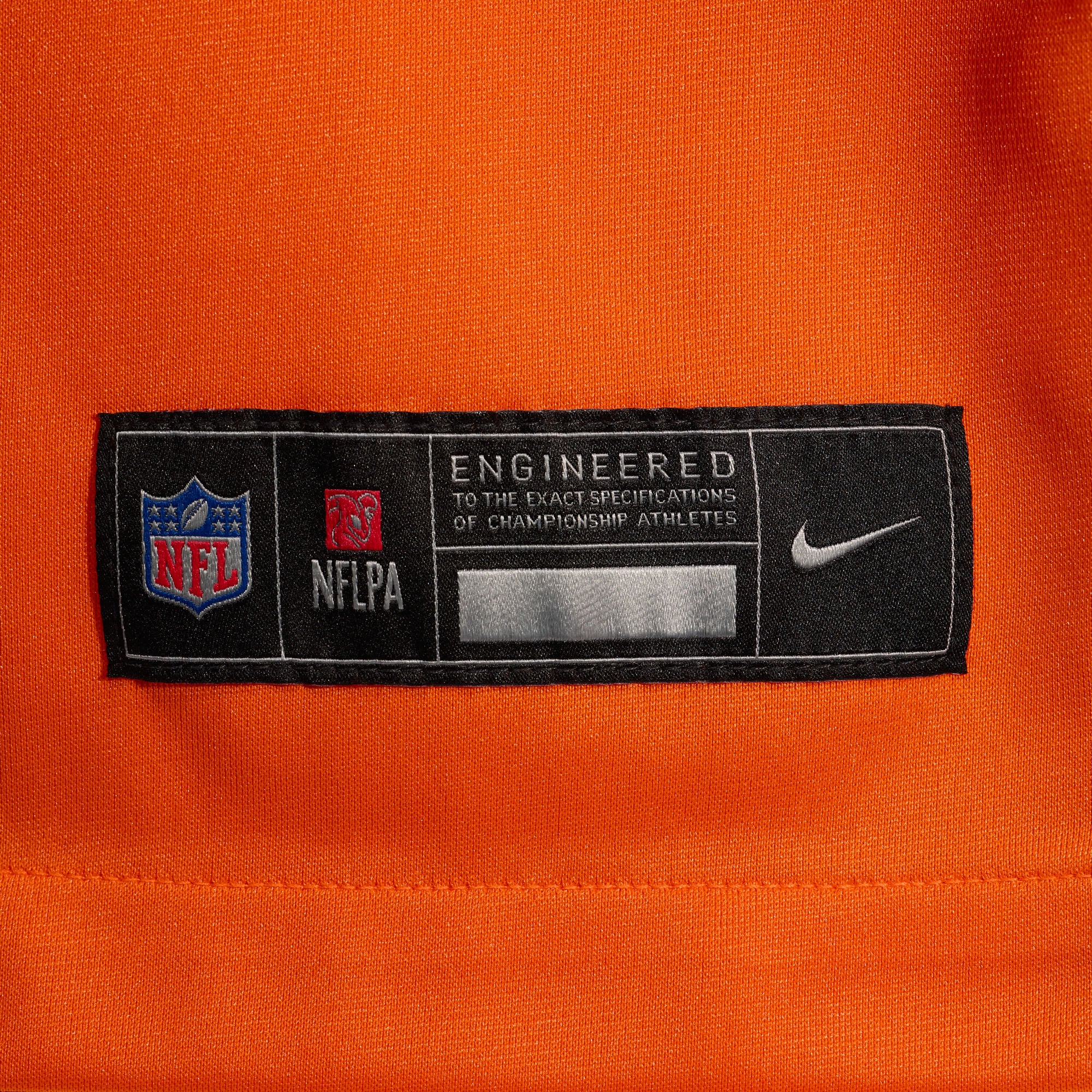 Maillot de match Nike Riley Moss Orange Denver Broncos pour homme