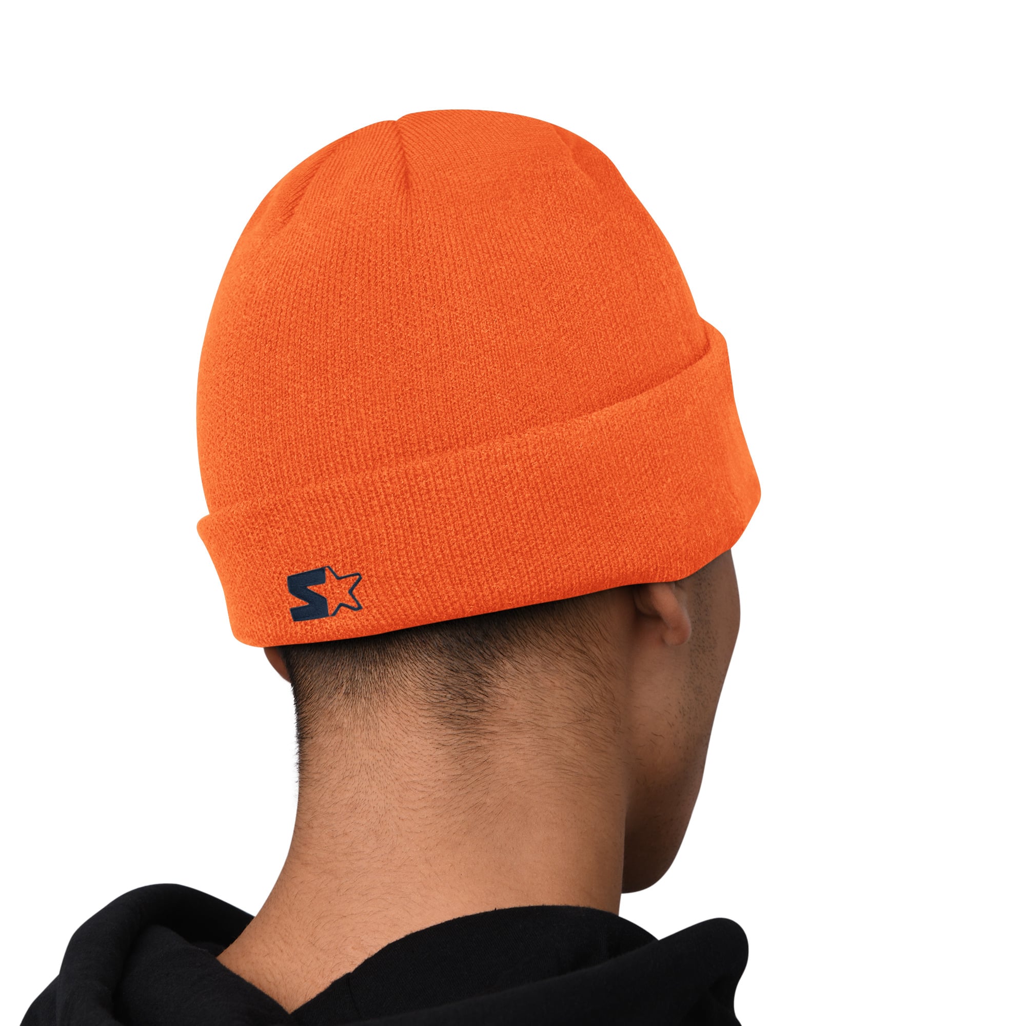 Ensemble sweat à capuche et bonnet revers Starter Orange Denver Broncos pour homme