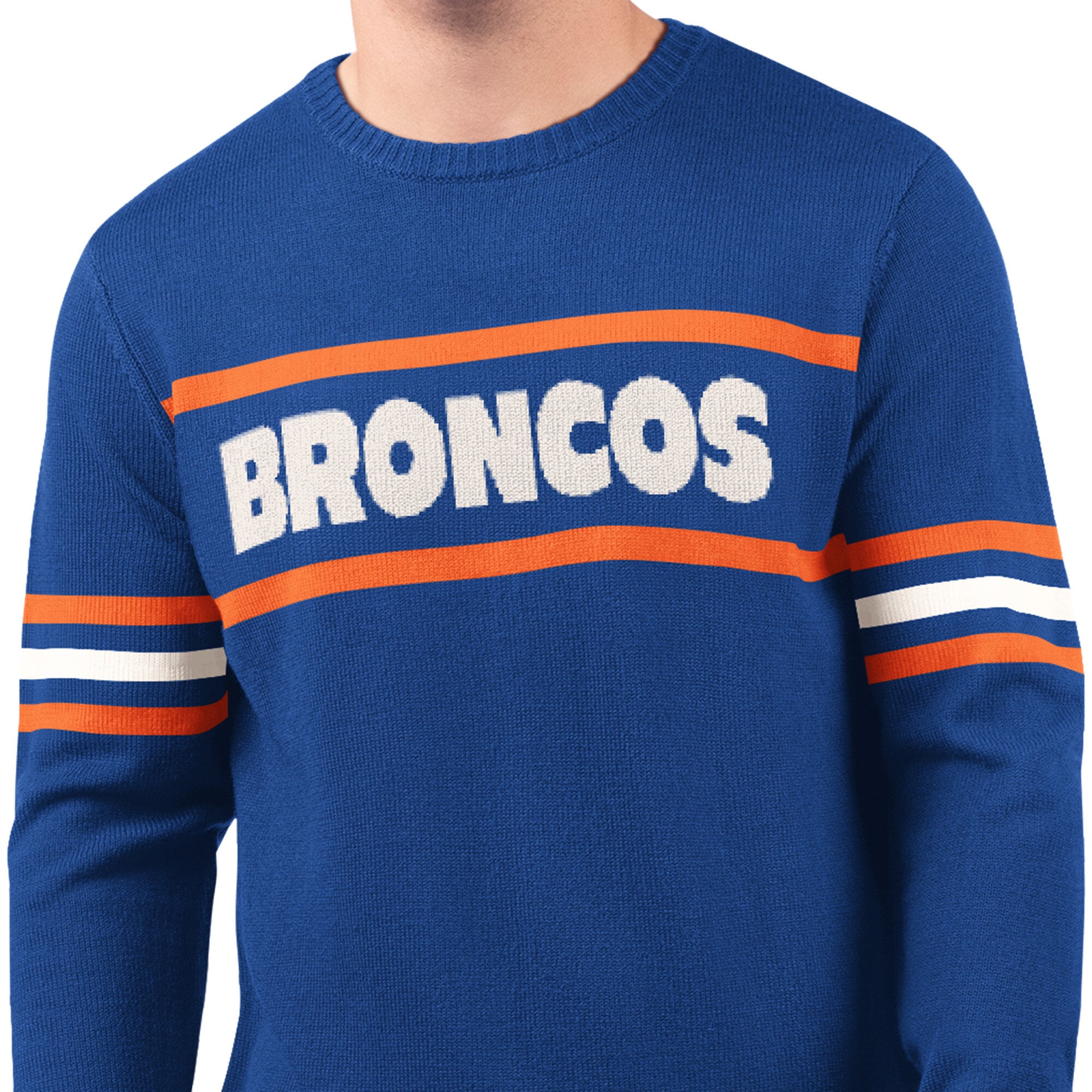Pull de joueur Denver Broncos bleu royal Starter pour homme
