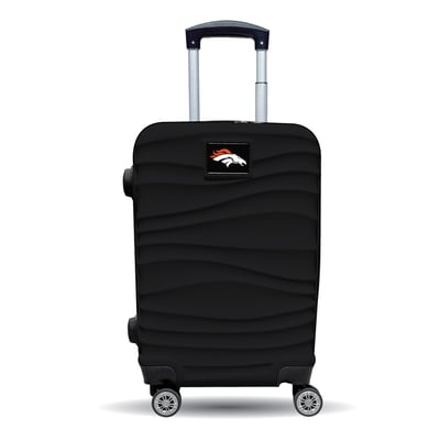 Denver Broncos MOJO Black Color Blitz Carry-On Hardcase Spinner Luggage
