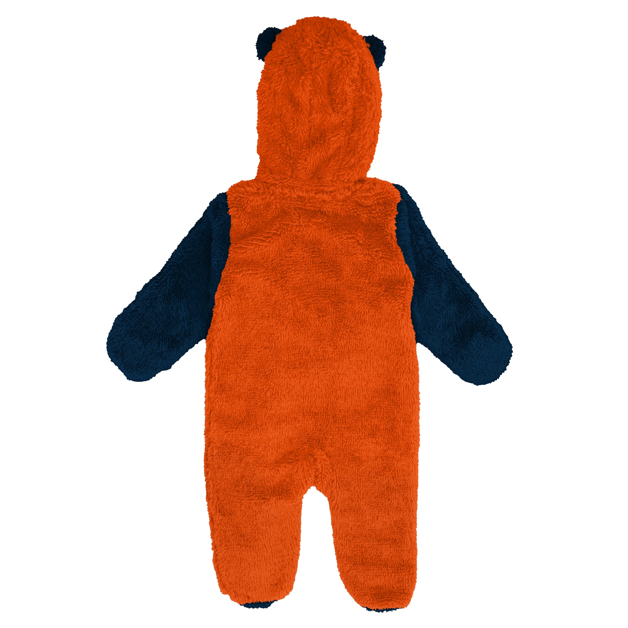Grenouillère en polaire orange Denver Broncos pour nouveau-né Outerstuff avec fermeture éclair intégrale