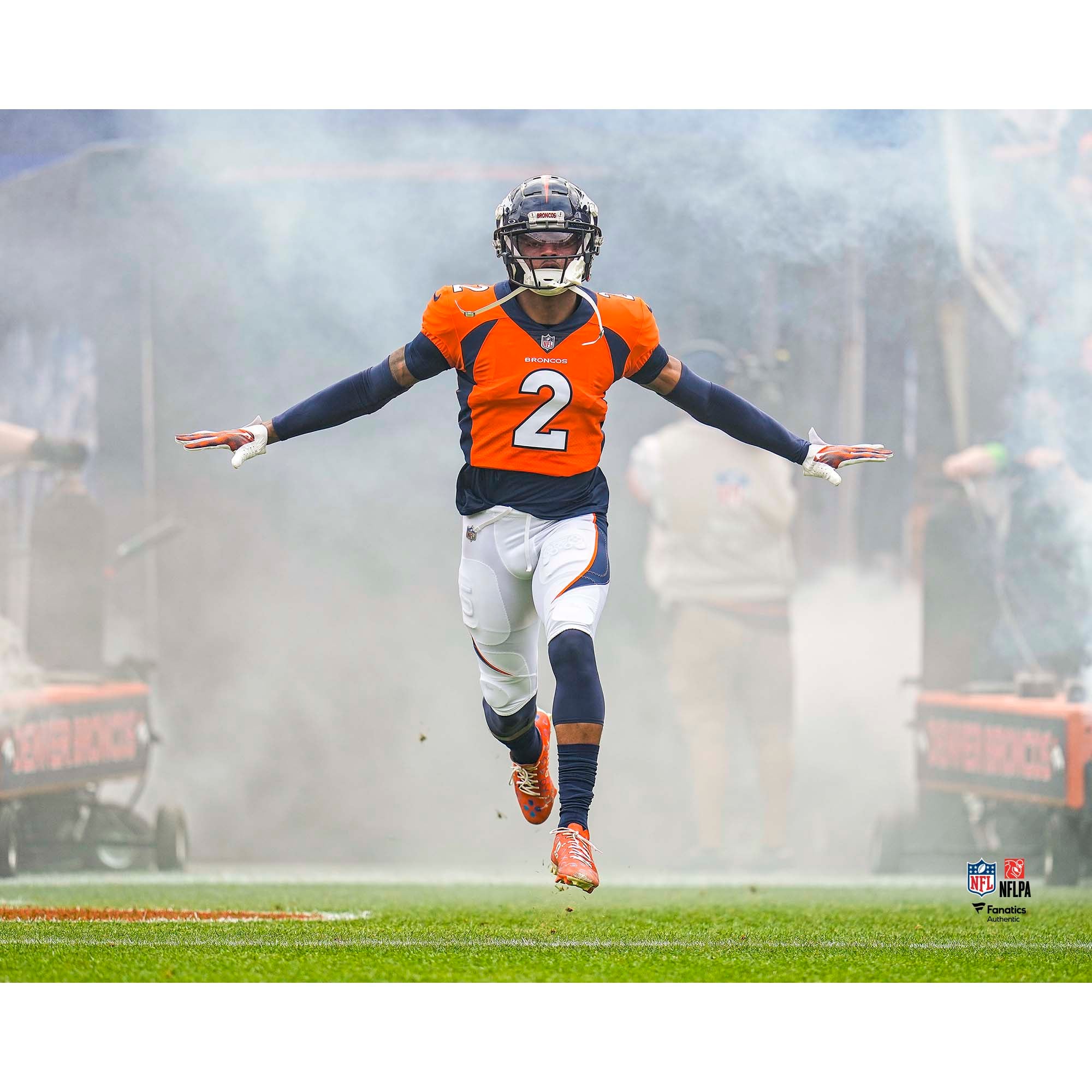 Pat Surtain II Denver Broncos Unsigned Pre-Game Entrance Photograph