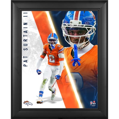Patrick Surtain II Denver Broncos Fanatics Authentic Framed 13" x 16" Radiance Collage