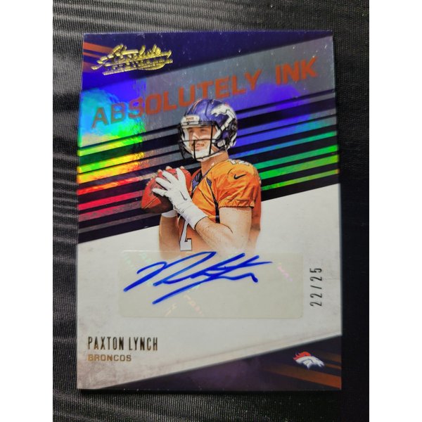 football helmet card paxton lynch "GAME DAY" SPECIAL INSERT Former NFL first-round pick Paxton