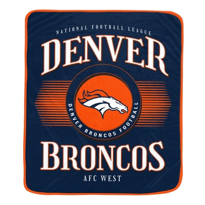 Denver Broncos Pegasus Spotlight Arch 60" x 70" Ultra Soft Throw Blanket