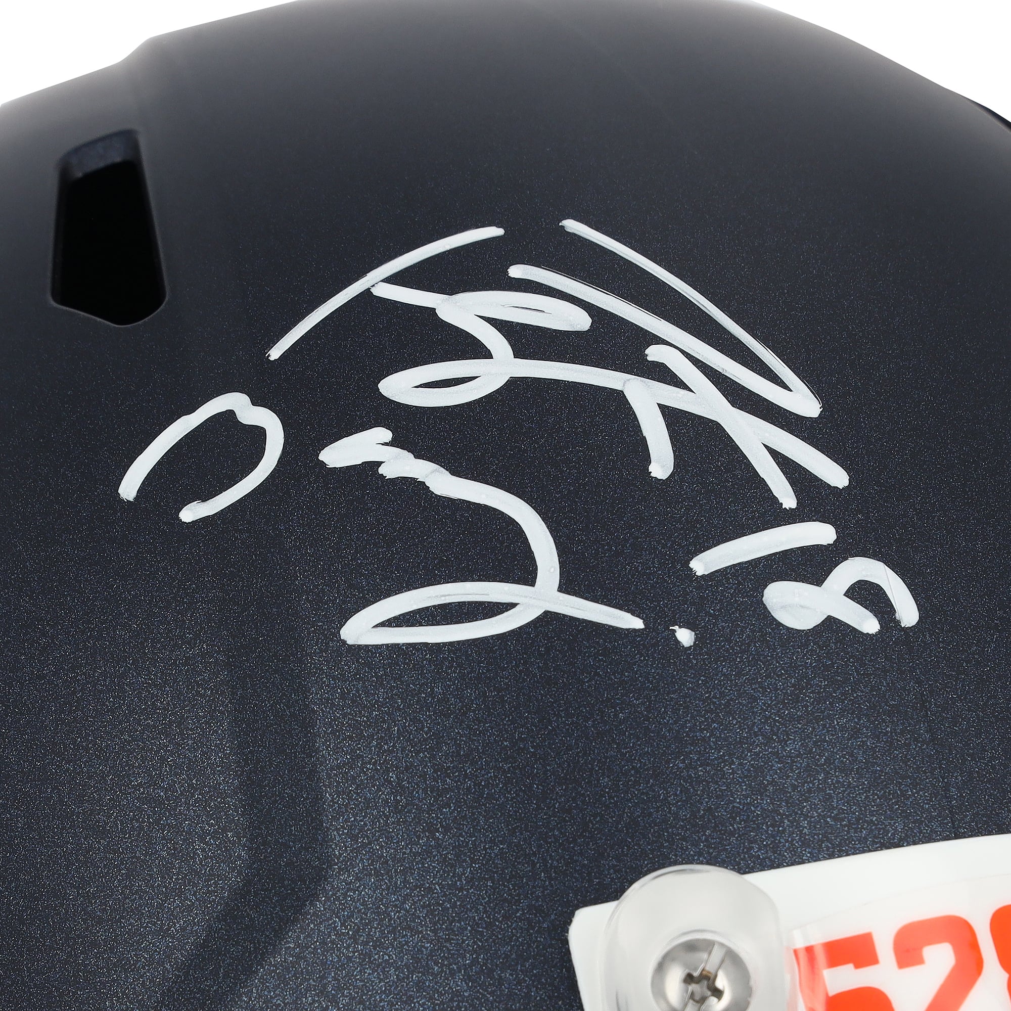Casque réplique Riddell Speed ​​autographié par Peyton Manning et Bo Nix des Broncos de Denver