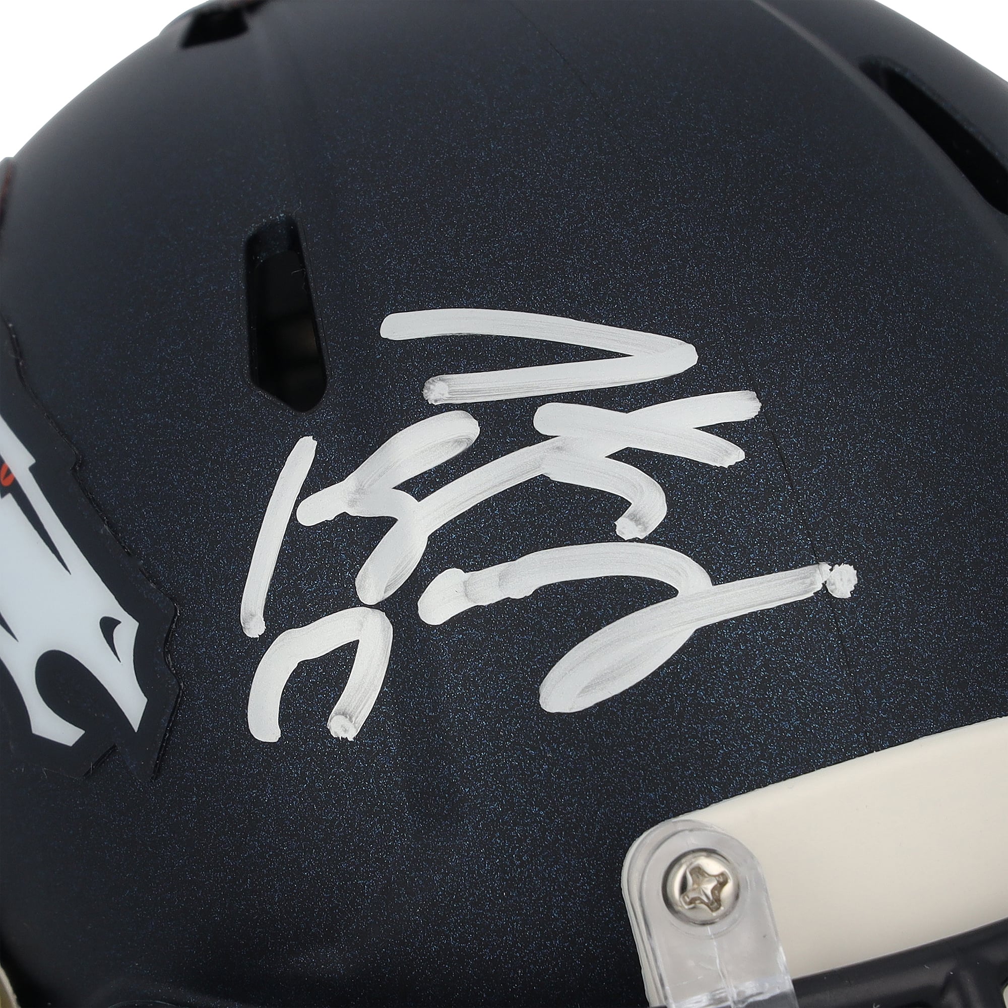 Casque miniature Riddell Speed ​​2024 autographié par Peyton Manning (Denver Broncos)