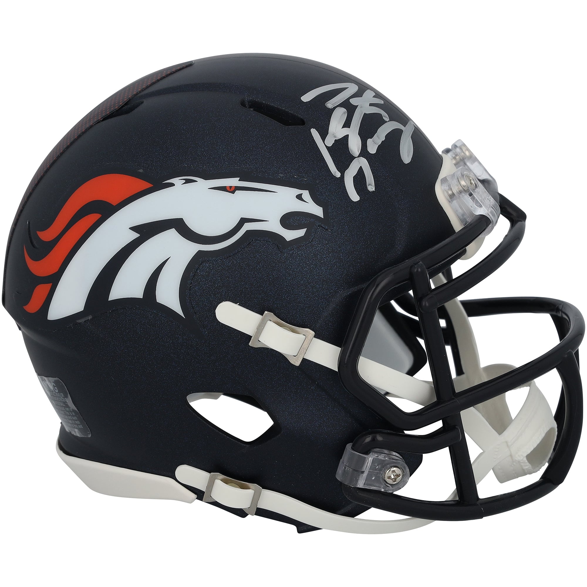 Casque miniature Riddell Speed ​​2024 autographié par Peyton Manning (Denver Broncos)