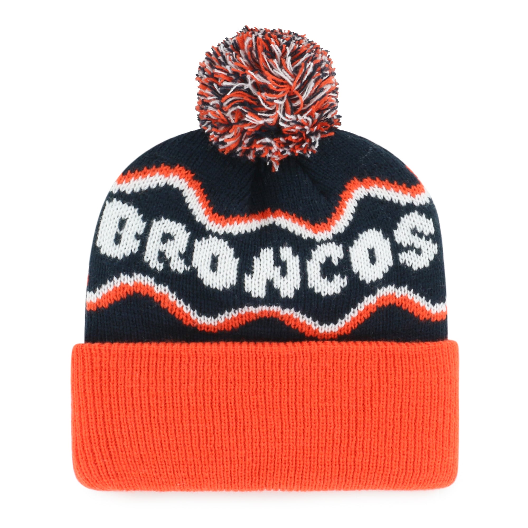 Bonnet à revers bleu marine Denver Broncos '47