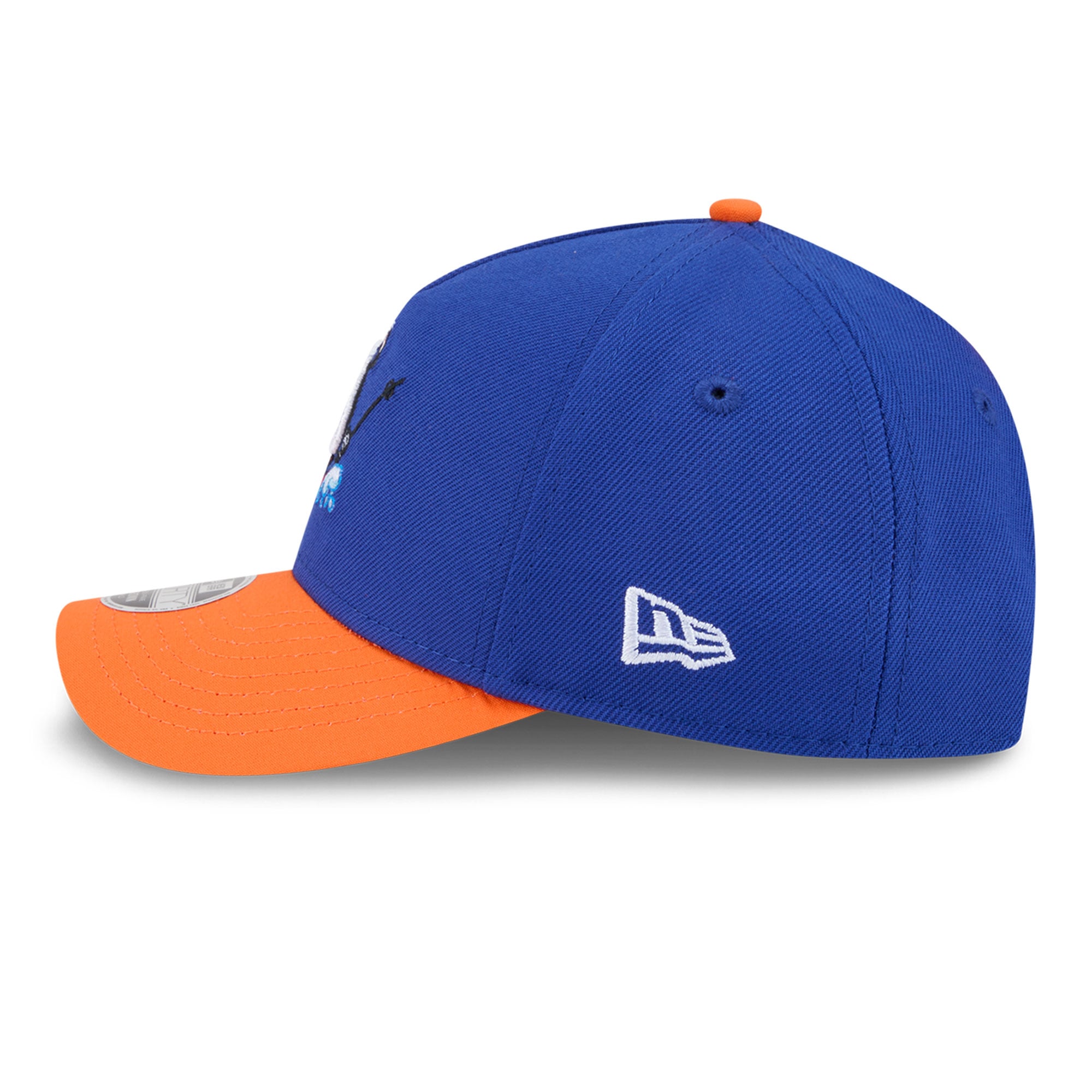 Casquette ajustable New Era bleue Denver Broncos Cartoon 9FORTY M-Crown A-Frame pour enfants d'âge préscolaire