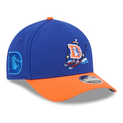 Denver Broncos New Era Preschool Cartoon 9FORTY M-Crown A-Frame Adjustable Hat - Blue
