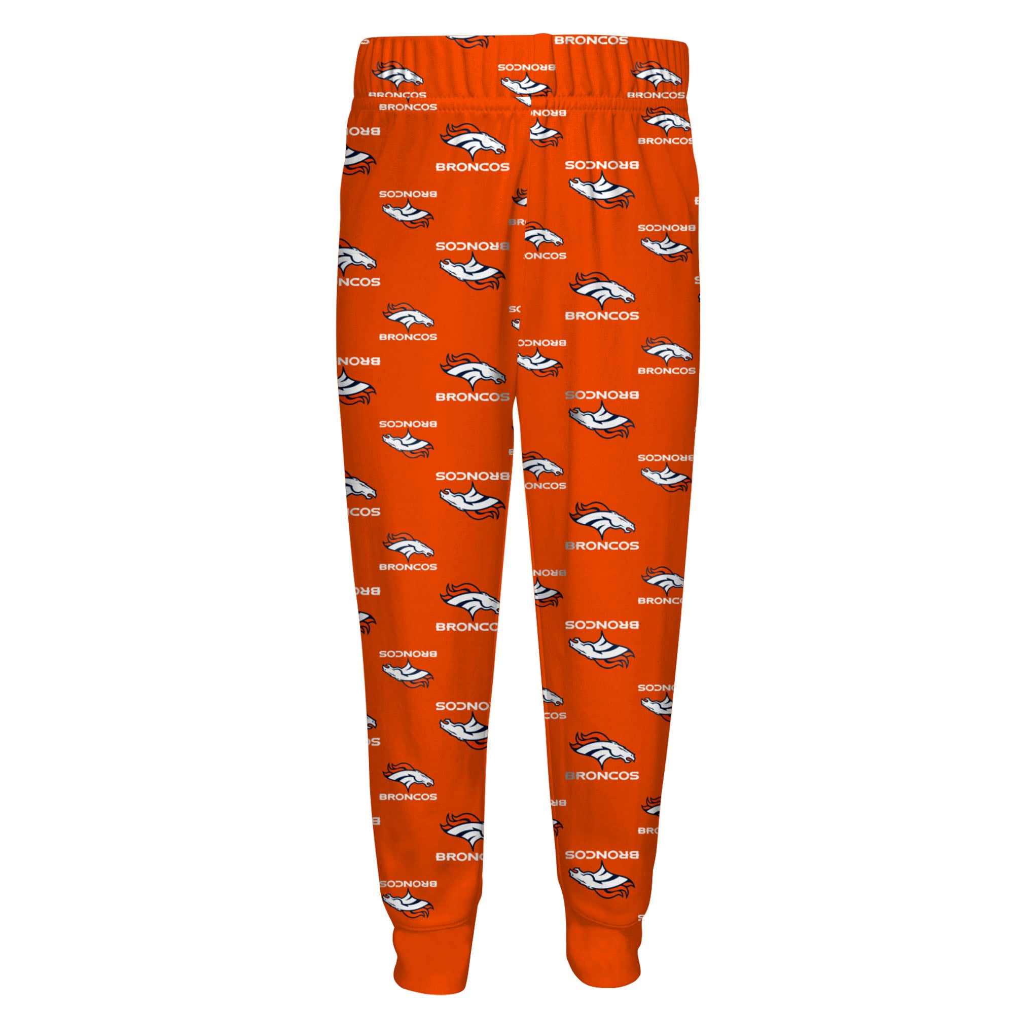 Ensemble de pyjama pour enfant Outerstuff Orange Denver Broncos, t-shirt à manches longues et pantalon imprimé intégral
