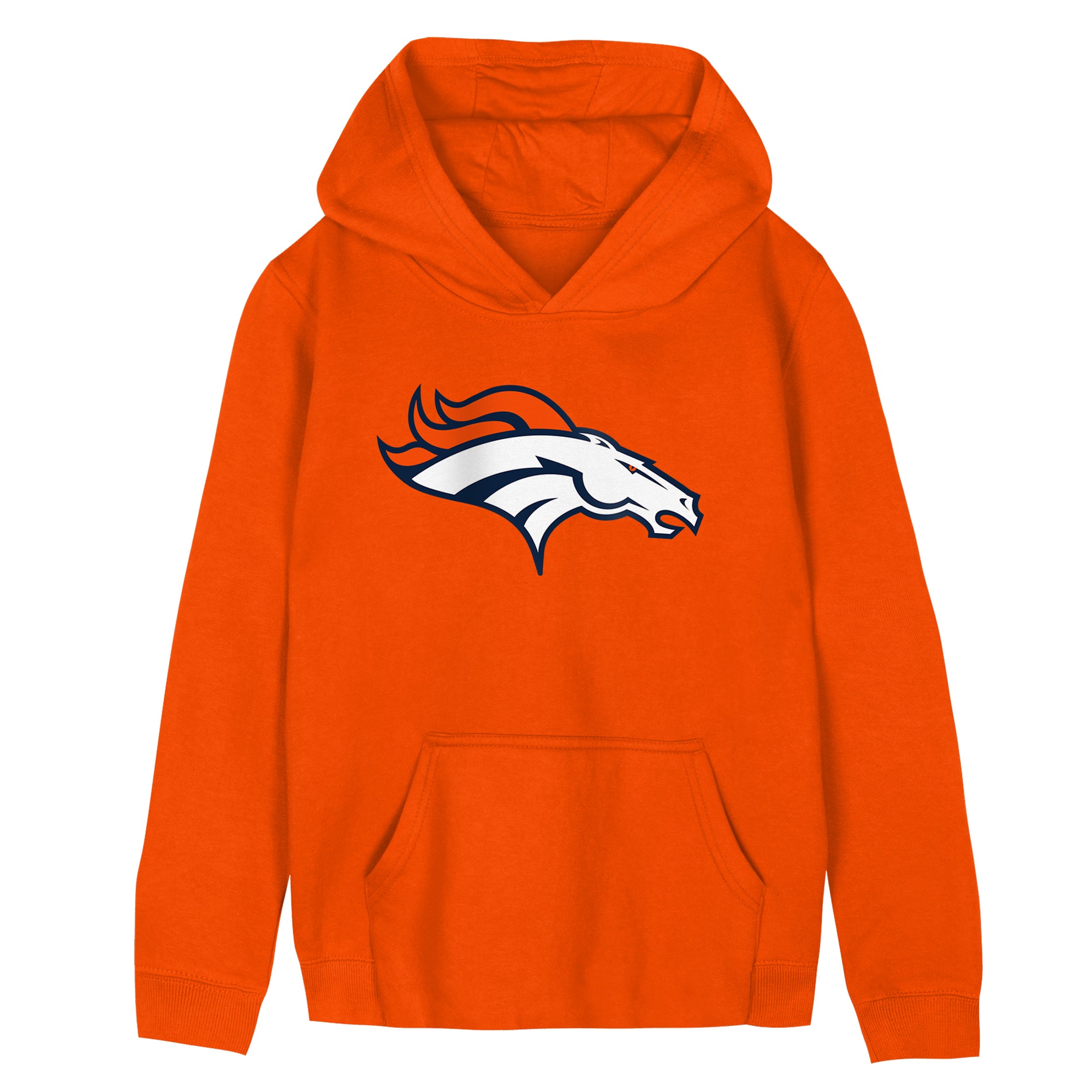 Preschool Outerstuff Orange Denver Broncos Primary Logo Fleece Hoodie