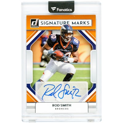 Rod Smith Denver Broncos Autographed 2022 Panini Donruss Signature Marks #SM-RS Card