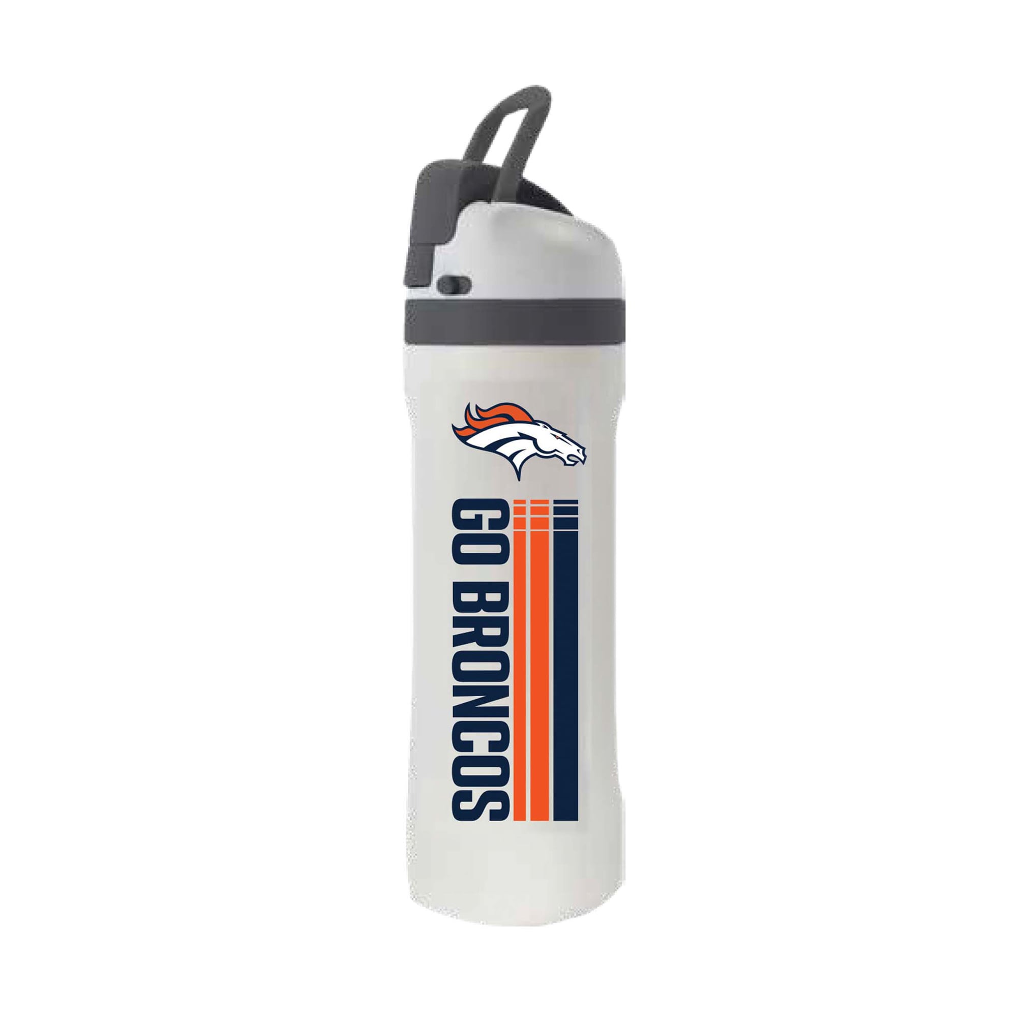 Gobelet isotherme en acier inoxydable de 710 ml (24 oz) à slogan Denver Broncos de The Memory Company