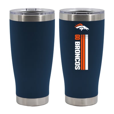 Denver Broncos The Memory Company Let's Go 20oz. Stainless Steel Tumbler