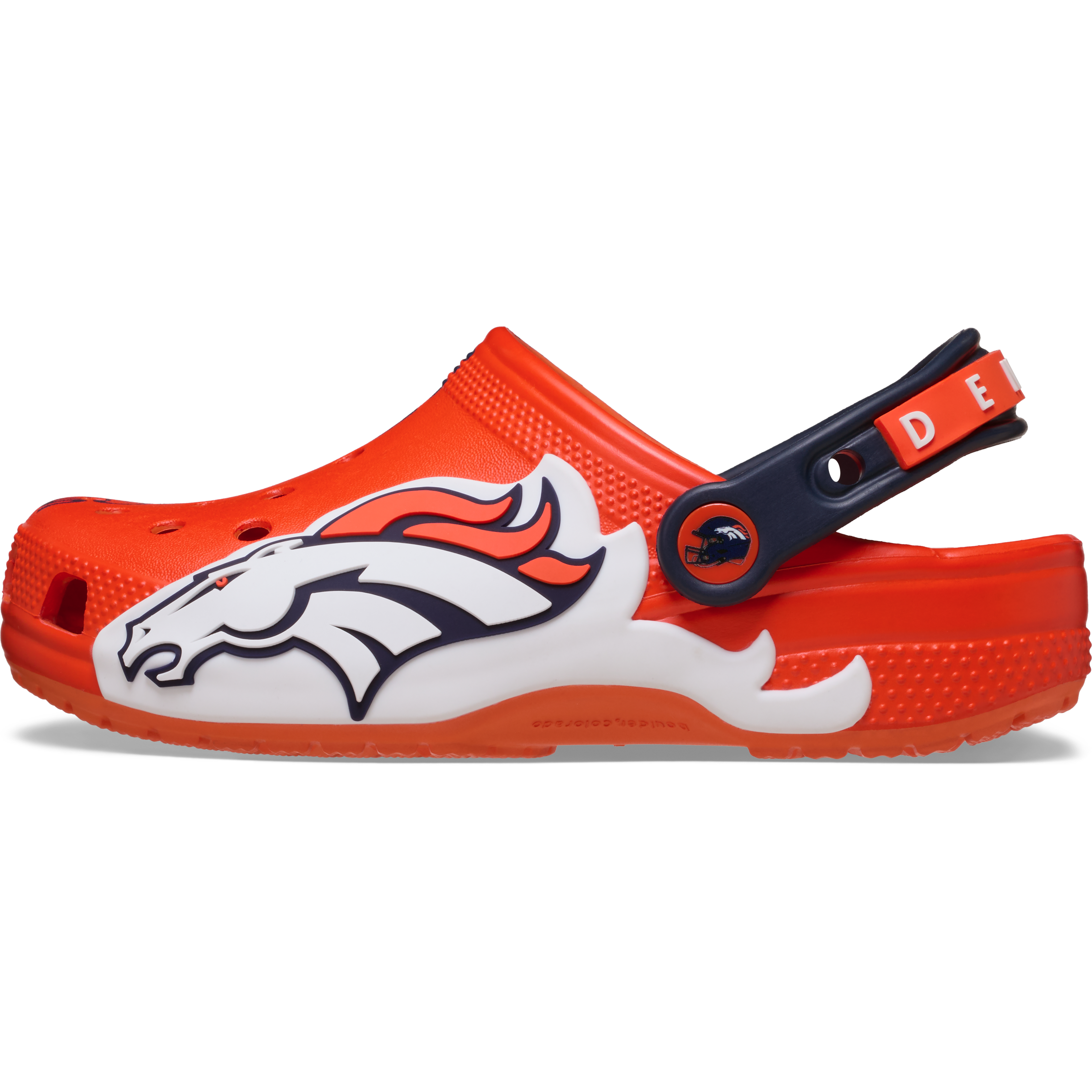 Sabots classiques Crocs orange Denver Broncos pour tout-petits