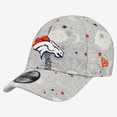 Denver Broncos New Era Toddler Sky 9TWENTY Adjustable Hat - Heather Gray
