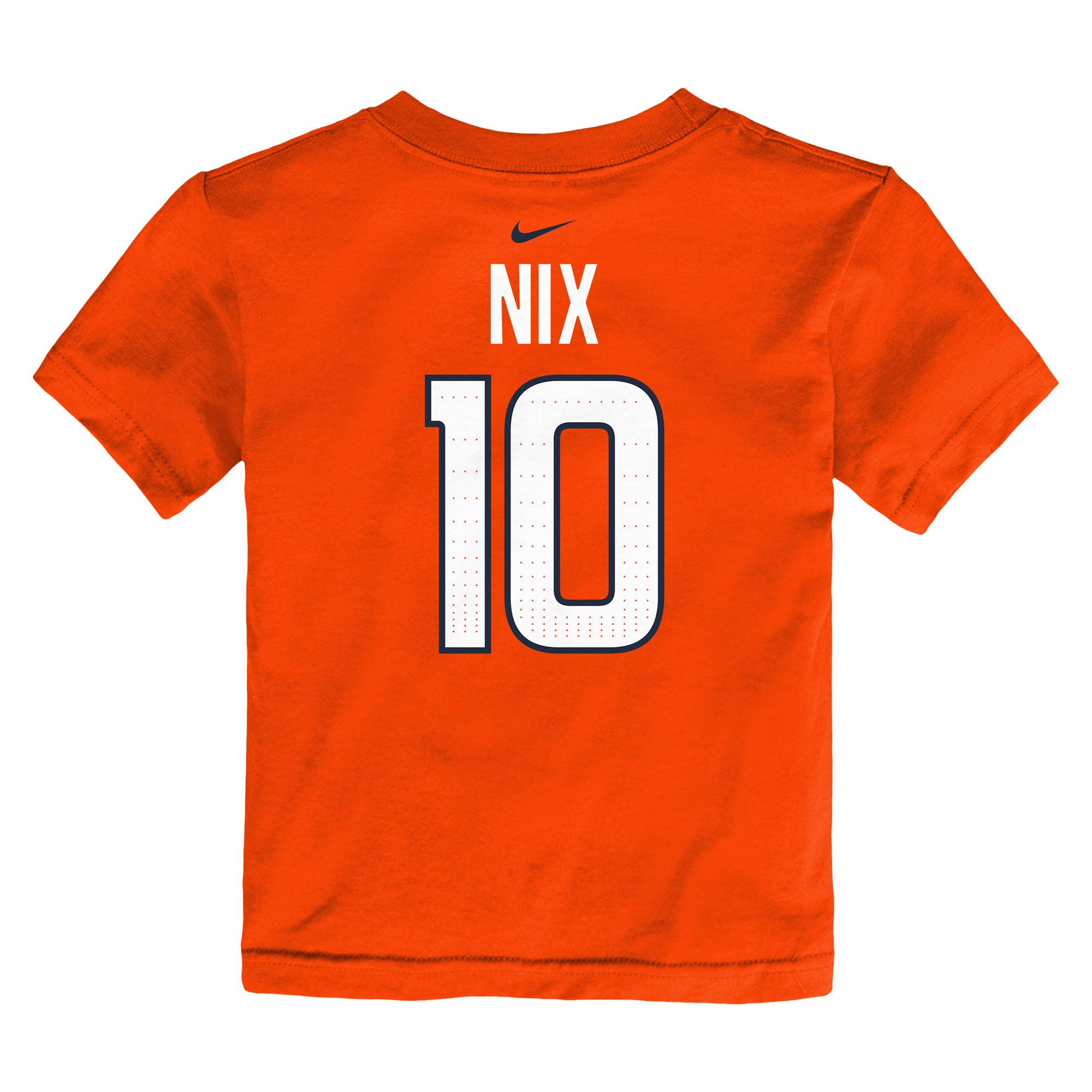 Toddler Nike Bo Nix Orange Denver Broncos Player Name & Number T-Shirt
