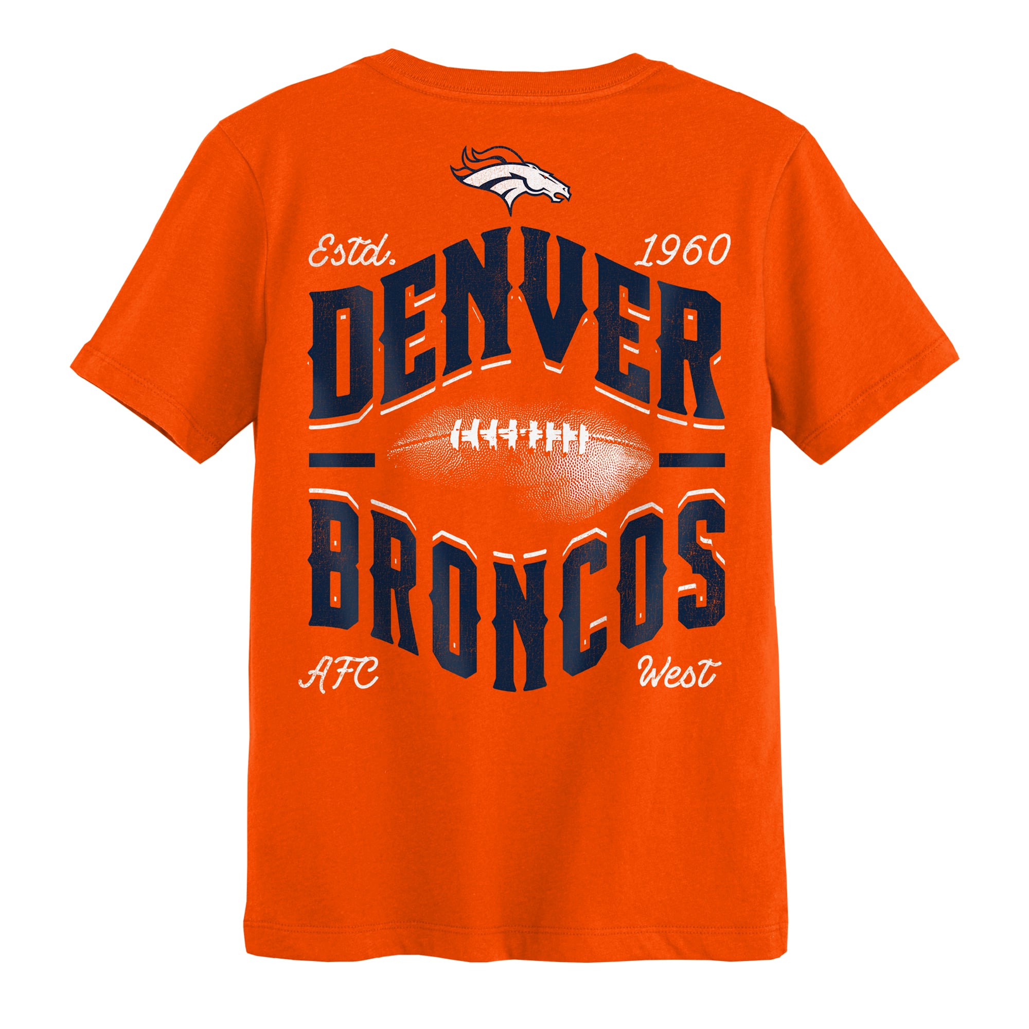 T-shirt orange Outerstuff pour tout-petits, Denver Broncos, meilleur choix