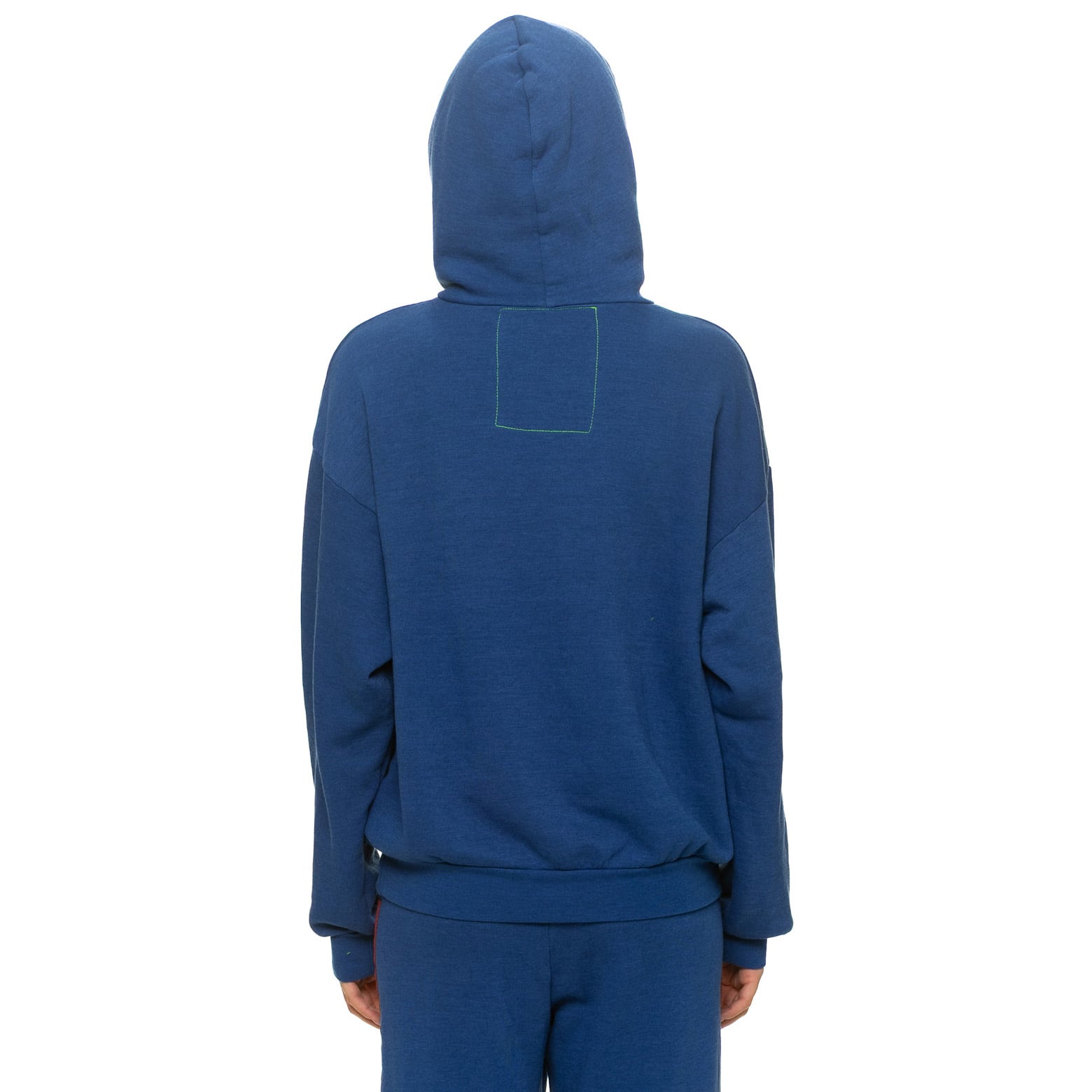 Sweat à capuche unisexe Aviator Nation bleu marine Denver Broncos, coupe décontractée, en mélange de trois matières.