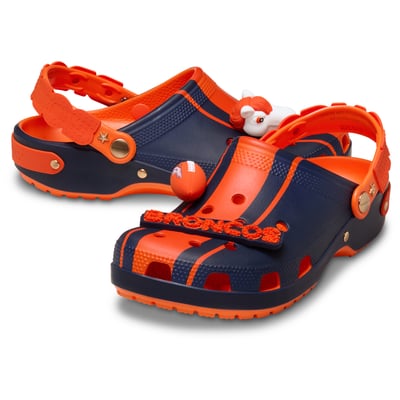 Denver Broncos Crocs Unisex Classic Clog