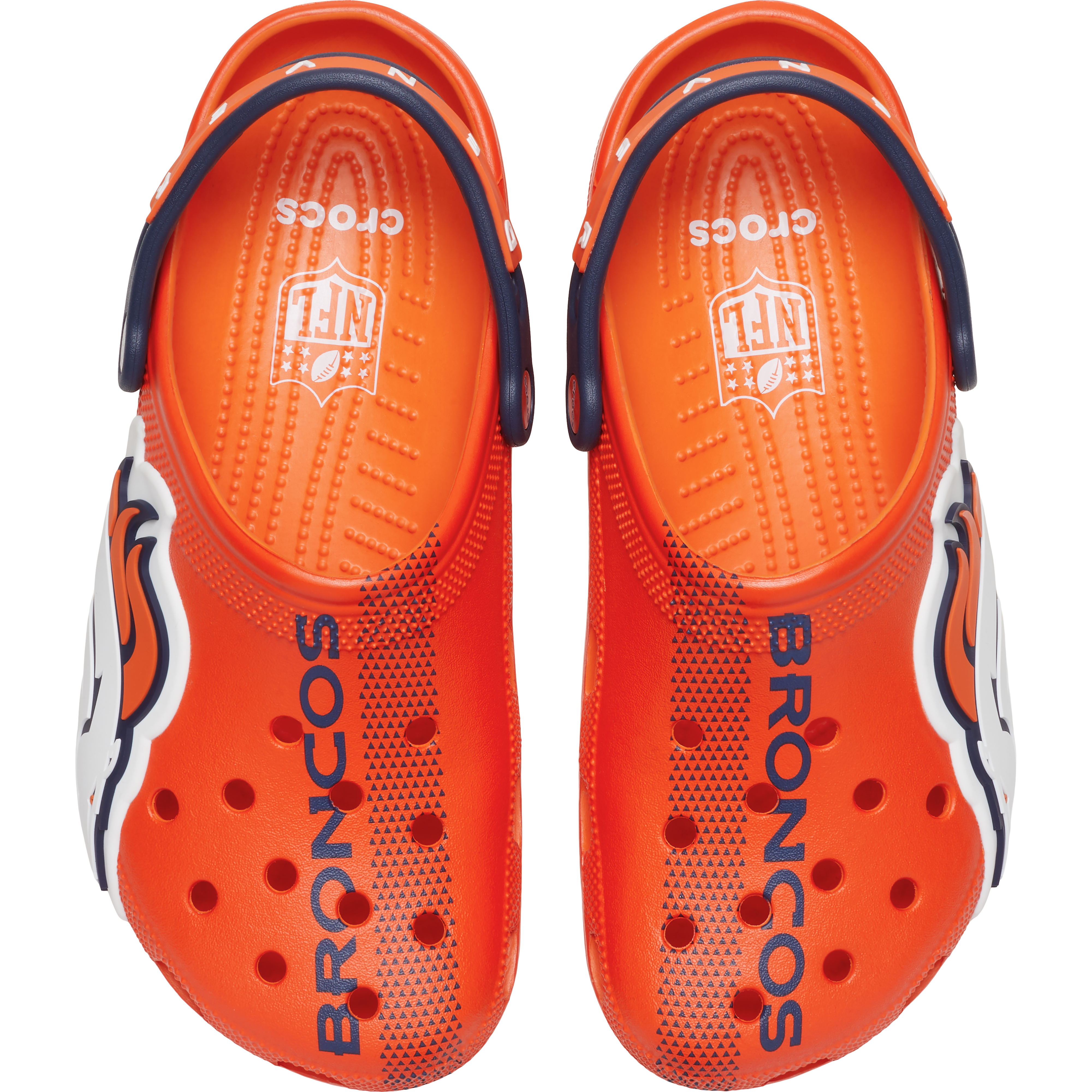 Unisex Crocs  Orange Denver Broncos Classic Clog