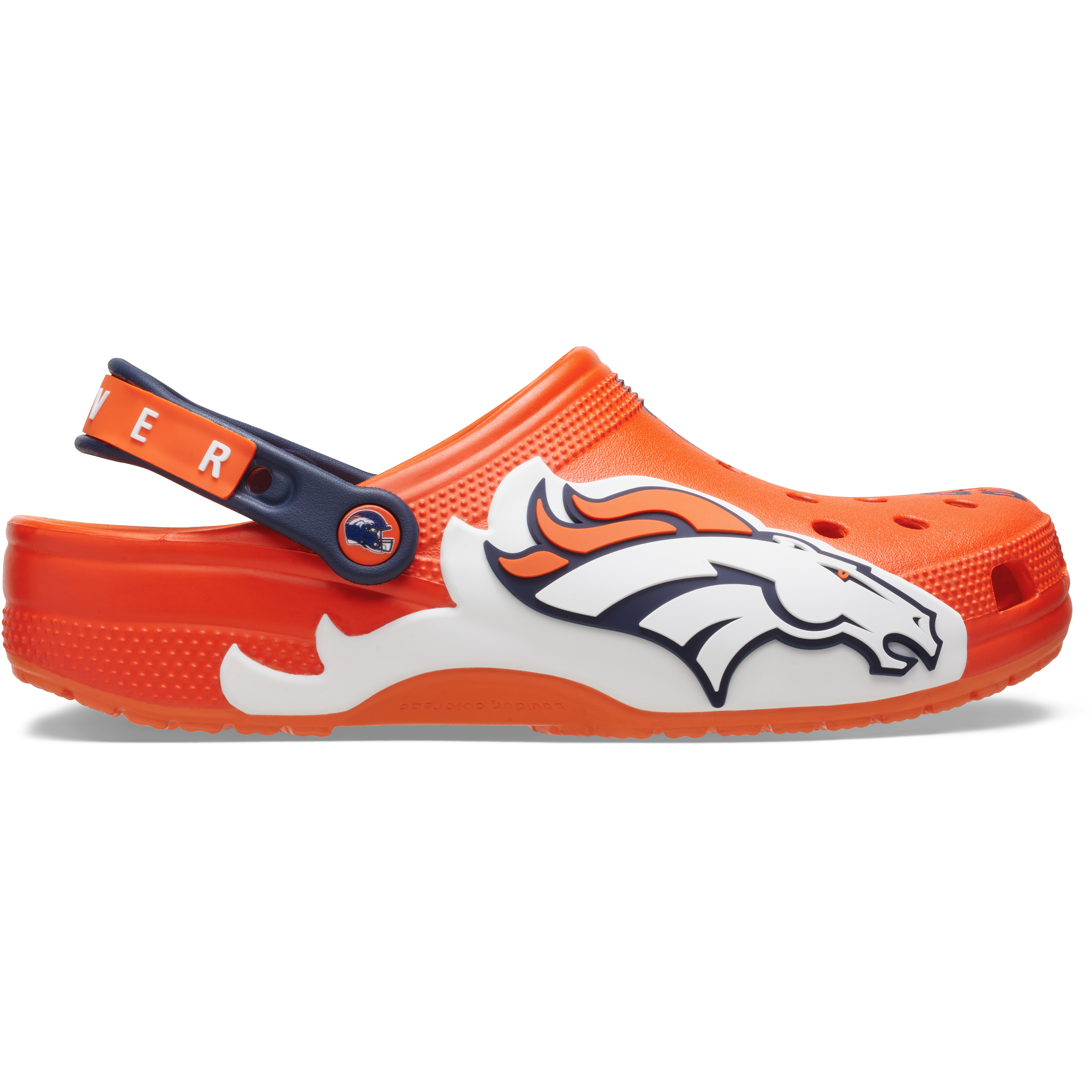 Unisex Crocs  Orange Denver Broncos Classic Clog