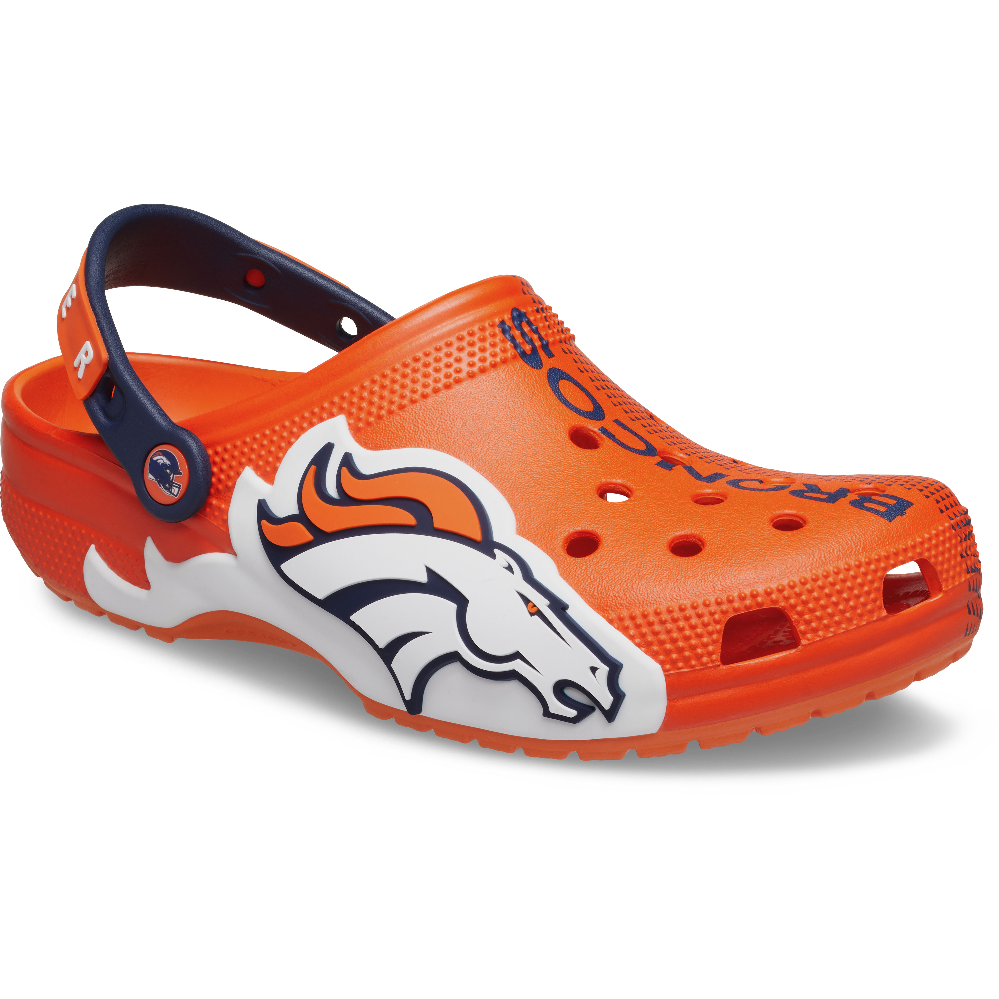 Unisex Crocs  Orange Denver Broncos Classic Clog