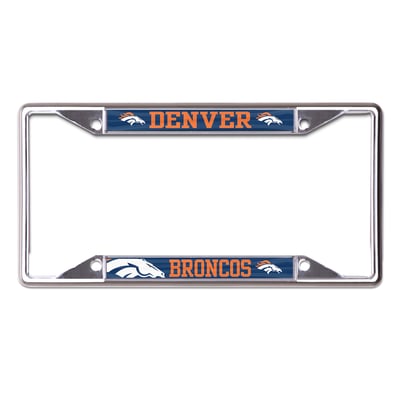 Denver Broncos WinCraft Metal License Plate Frame