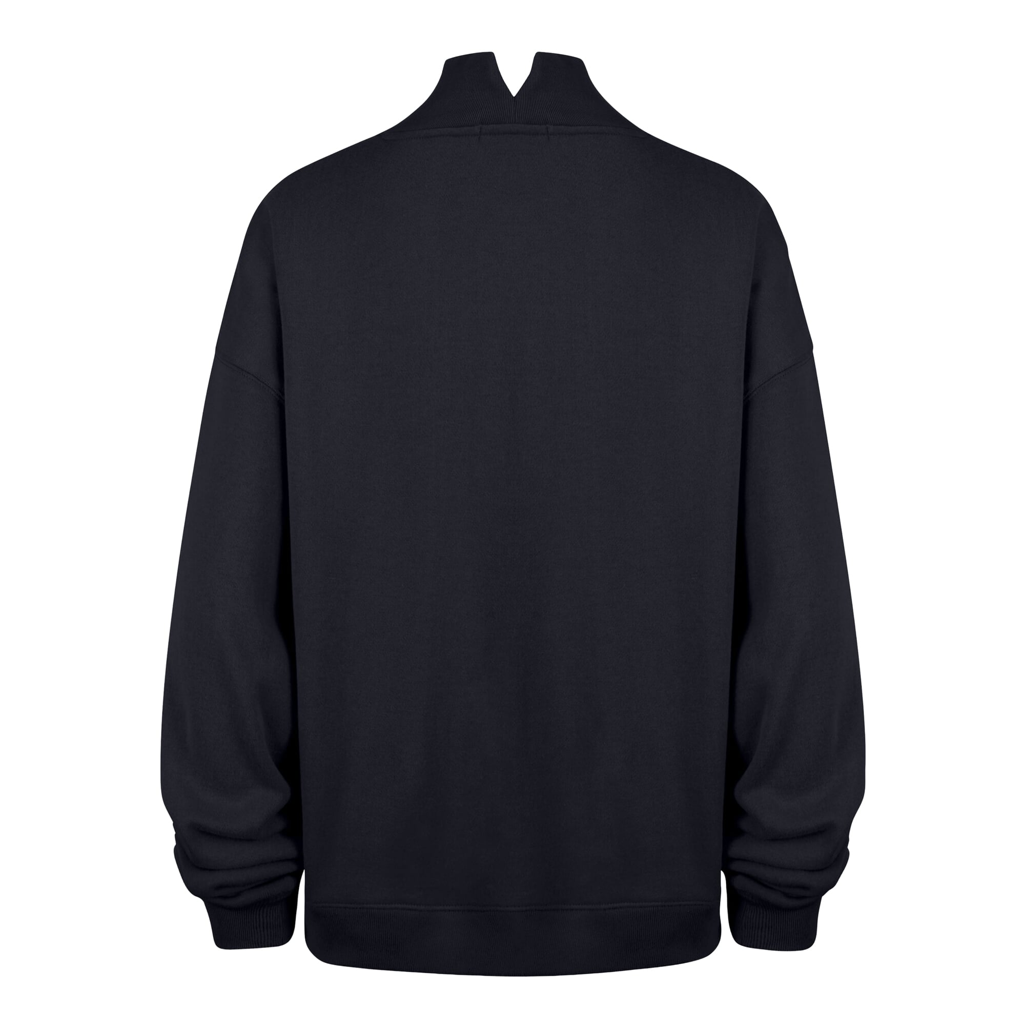 Sweat-shirt à col montant oversize Denver Broncos bleu marine « 47 » pour femme