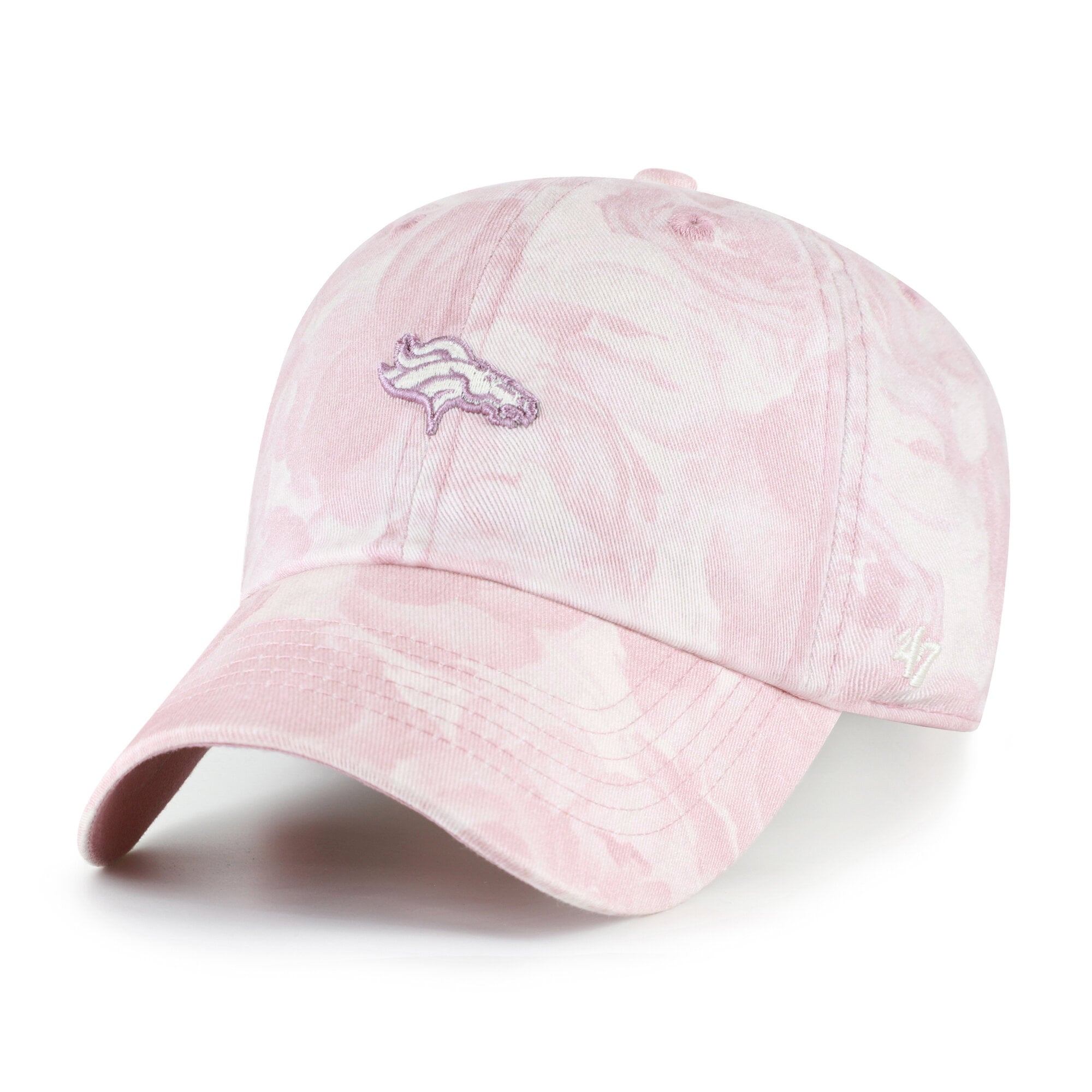 Women's '47 Pink Denver Broncos Gardenia Clean Up Adjustable Hat