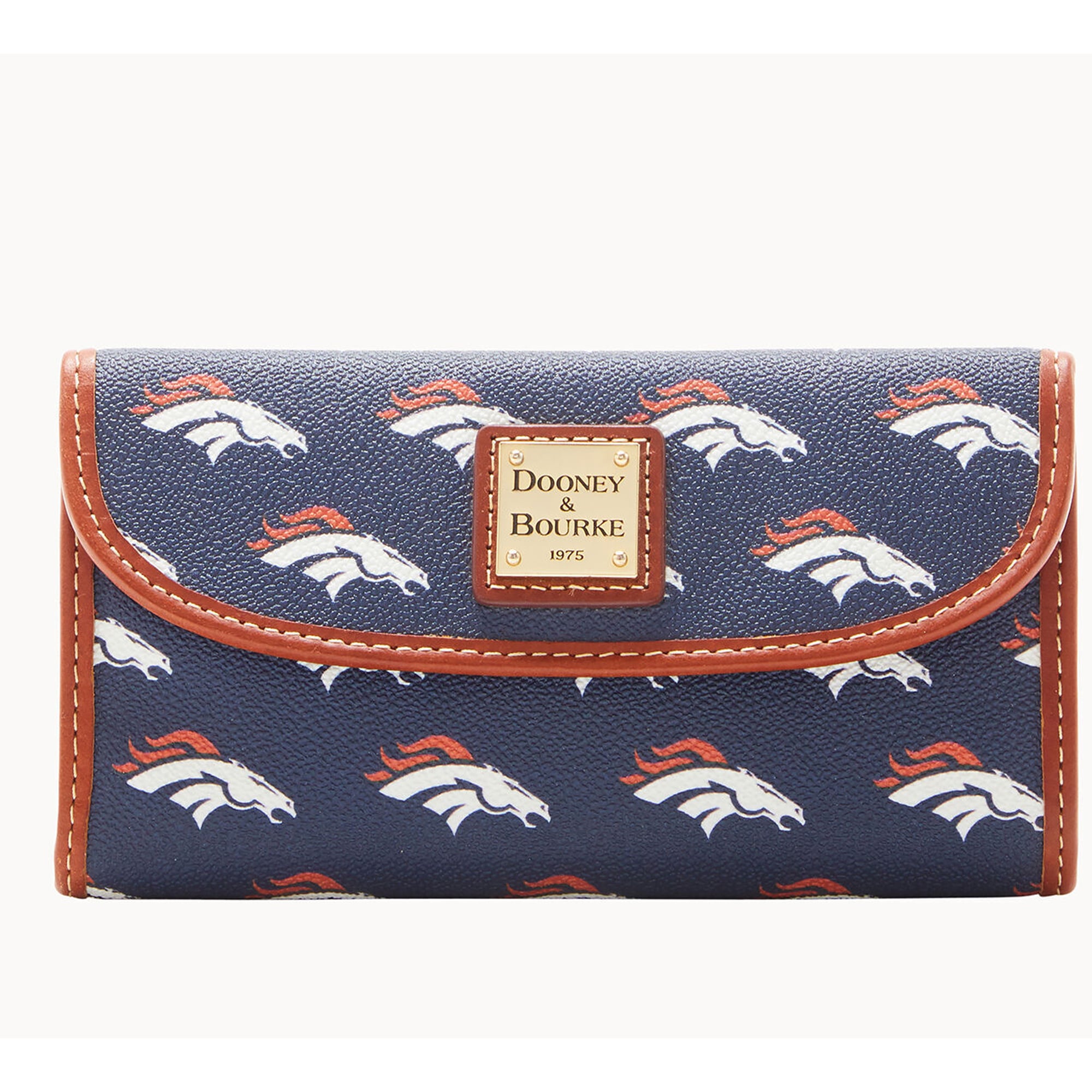 Pochette continentale Dooney & Bourke Denver Broncos Team Color pour femme
