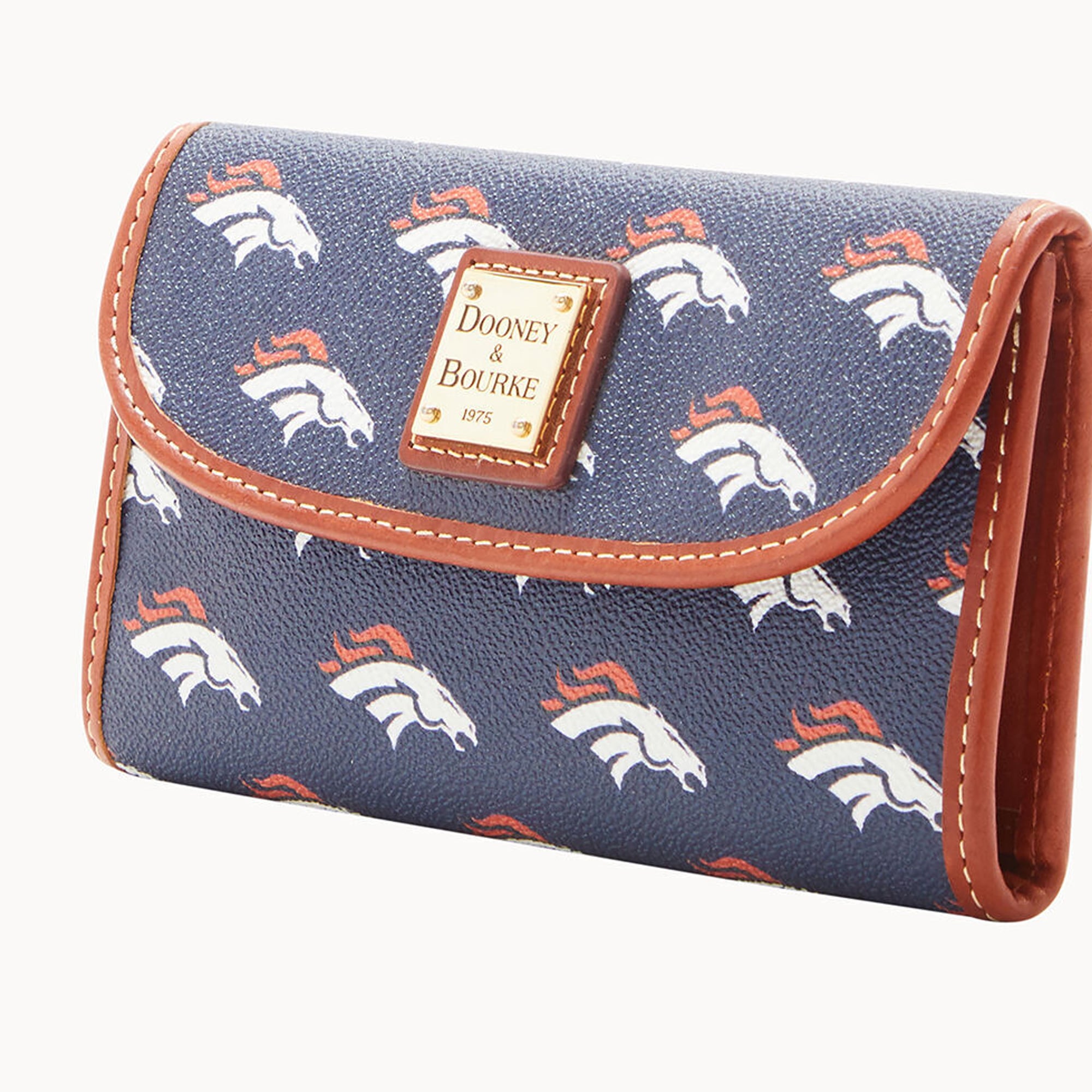 Pochette continentale Dooney & Bourke Denver Broncos Team Color pour femme