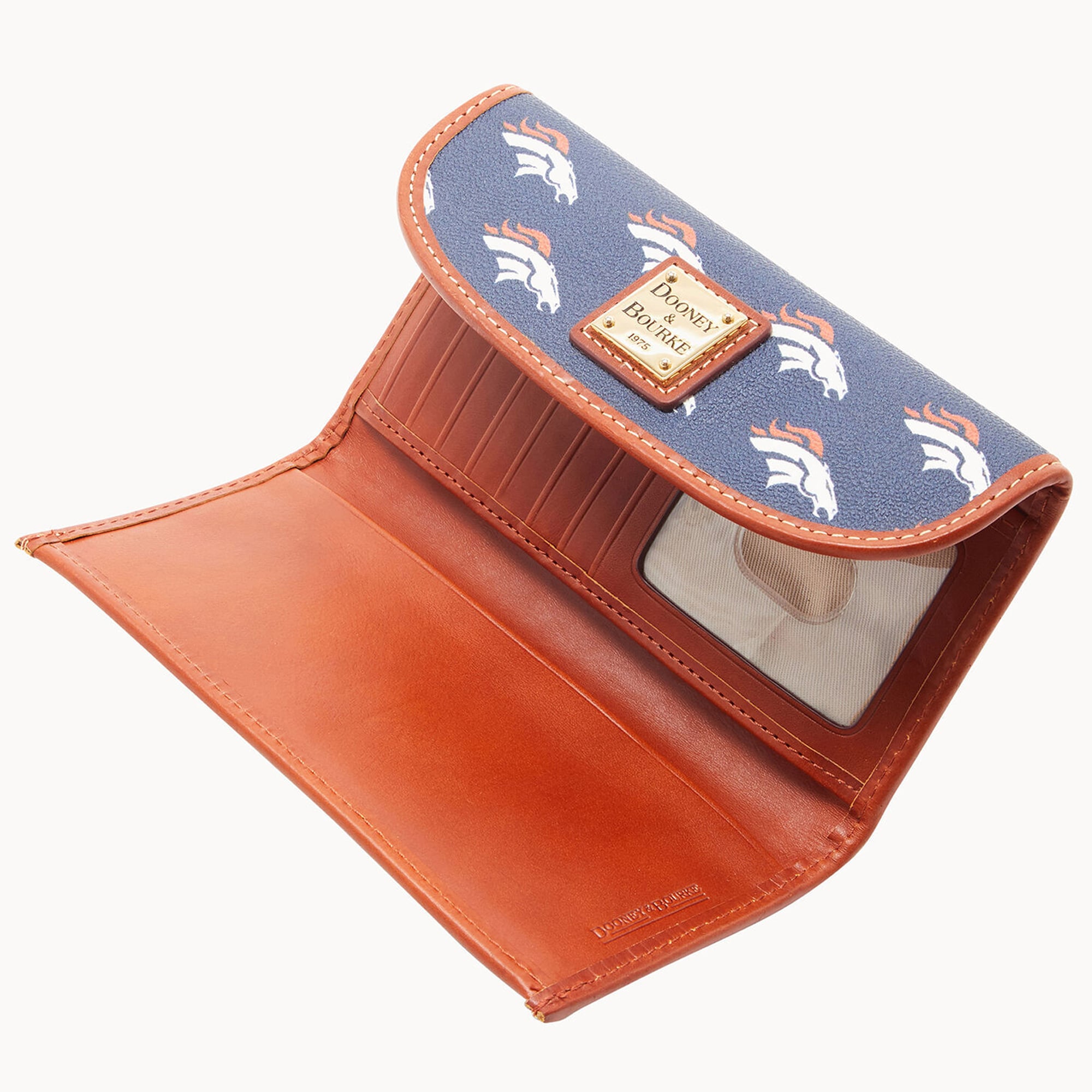 Pochette continentale Dooney & Bourke Denver Broncos Team Color pour femme