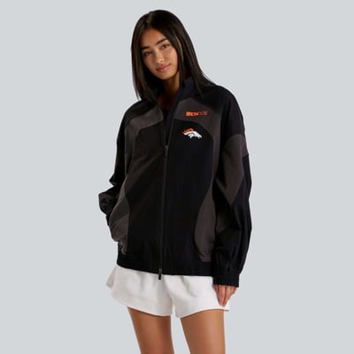 Denver Broncos lululemon Women's Ventilated Oversized Track Jacket - Black