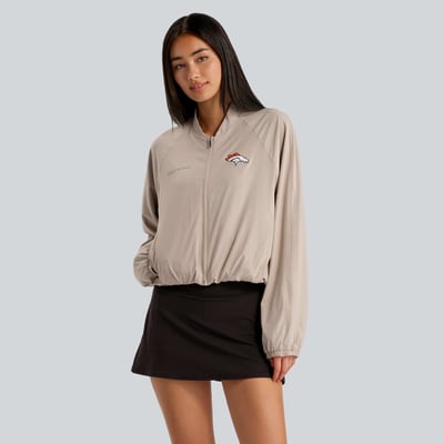  Denver Broncos lululemon Women's  Breezily Full-Zip Bomber Jacket - Downtown Tan