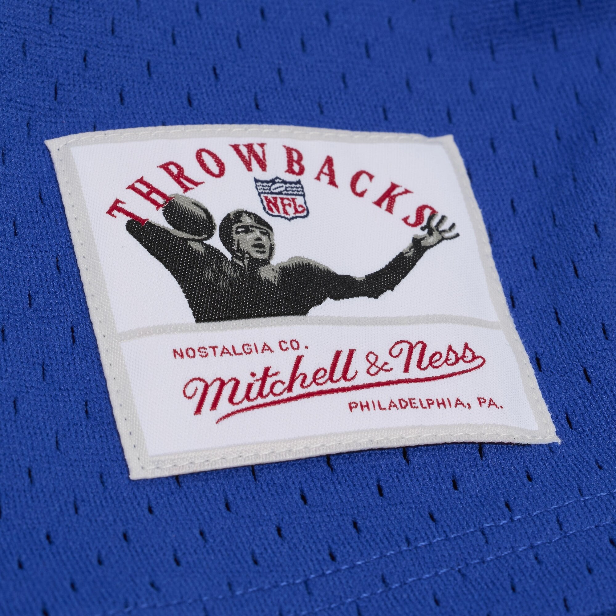 Maillot de baseball rétro Roots royal des Denver Broncos pour femmes Mitchell & Ness
