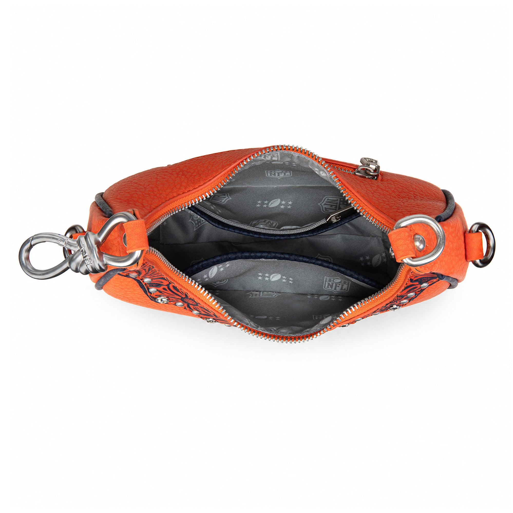 Sac à bandoulière Montana West Denver Broncos Crescent pour femme