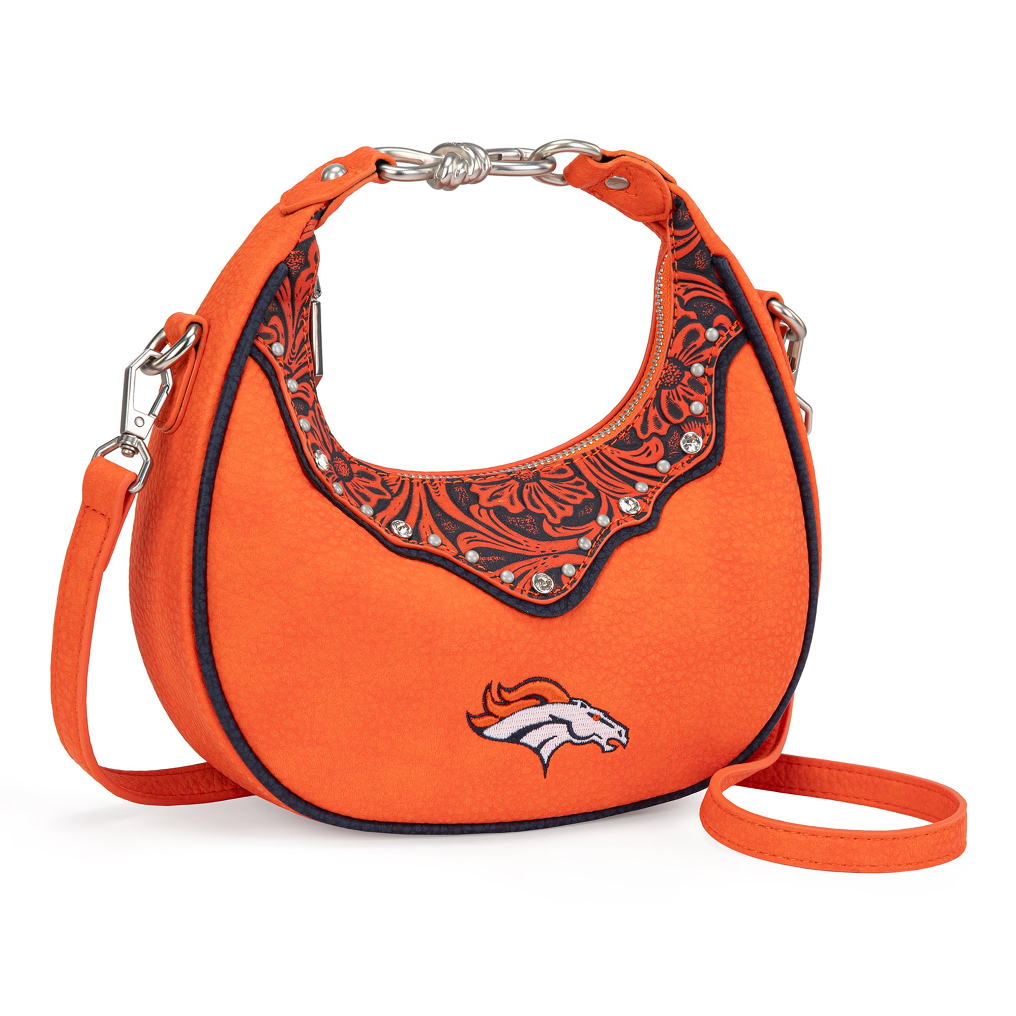 Sac à bandoulière Montana West Denver Broncos Crescent pour femme