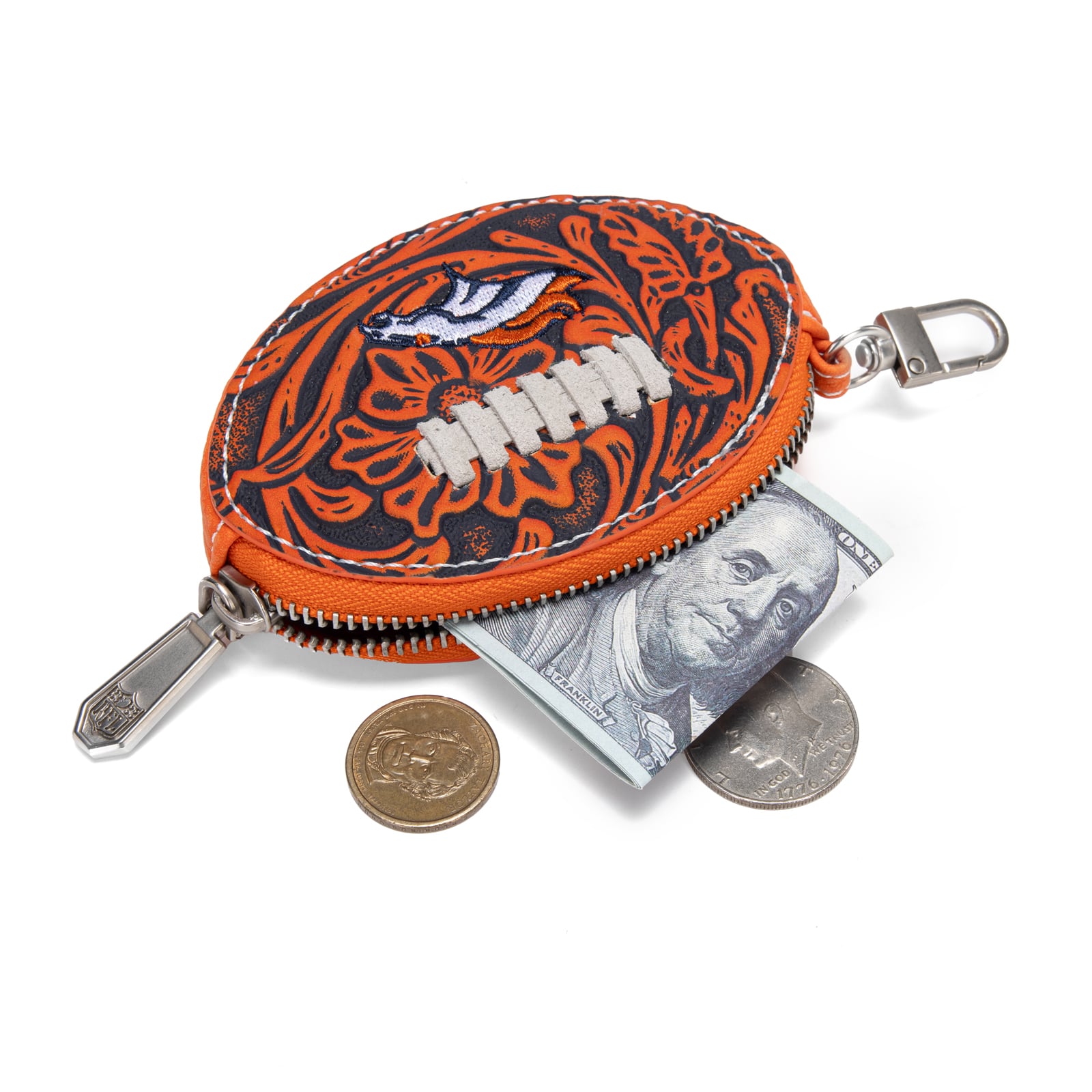 Porte-clés de sac Montana West Denver Broncos pour femmes