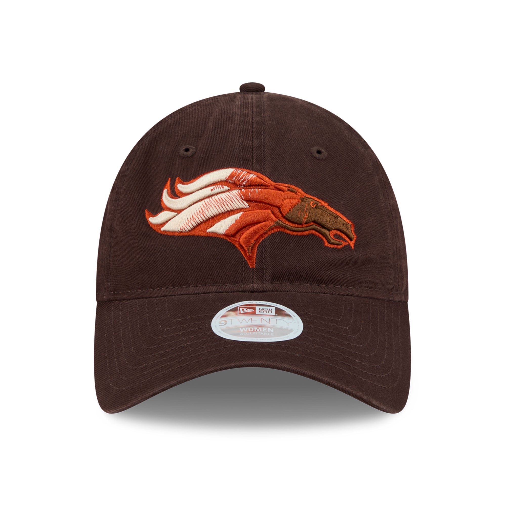 Women's New Era Brown Denver Broncos Pumpkin Spice 9TWENTY Adjustable Hat