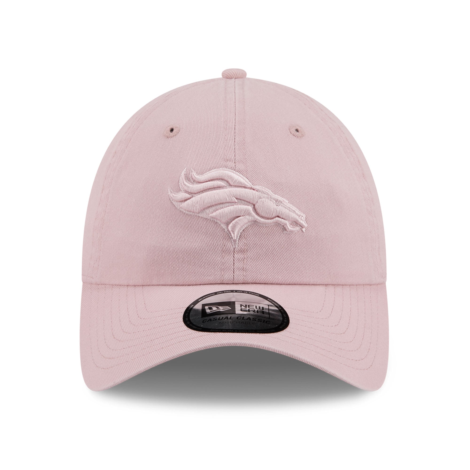 Casquette New Era rose Denver Broncos pour femme, style classique décontracté et ajustable